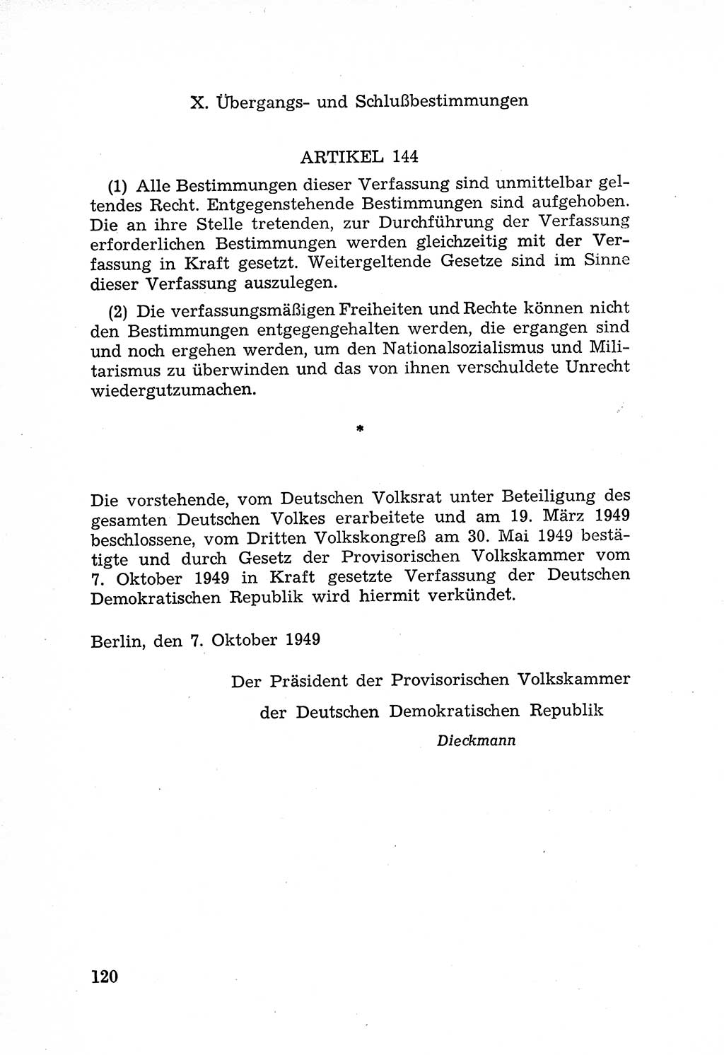 Rechtsstaat in zweierlei Hinsicht, Untersuchungsausschuß freiheitlicher Juristen (UfJ) [Bundesrepublik Deutschland (BRD)] 1956, Seite 120 (R.-St. UfJ BRD 1956, S. 120)