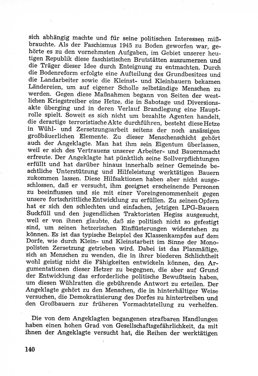 Rechtsstaat in zweierlei Hinsicht, Untersuchungsausschuß freiheitlicher Juristen (UfJ) [Bundesrepublik Deutschland (BRD)] 1956, Seite 140 (R.-St. UfJ BRD 1956, S. 140)