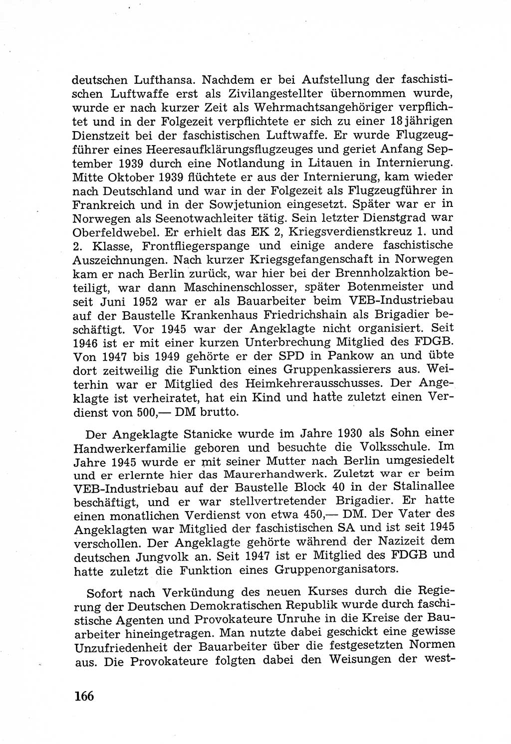 Rechtsstaat in zweierlei Hinsicht, Untersuchungsausschuß freiheitlicher Juristen (UfJ) [Bundesrepublik Deutschland (BRD)] 1956, Seite 166 (R.-St. UfJ BRD 1956, S. 166)