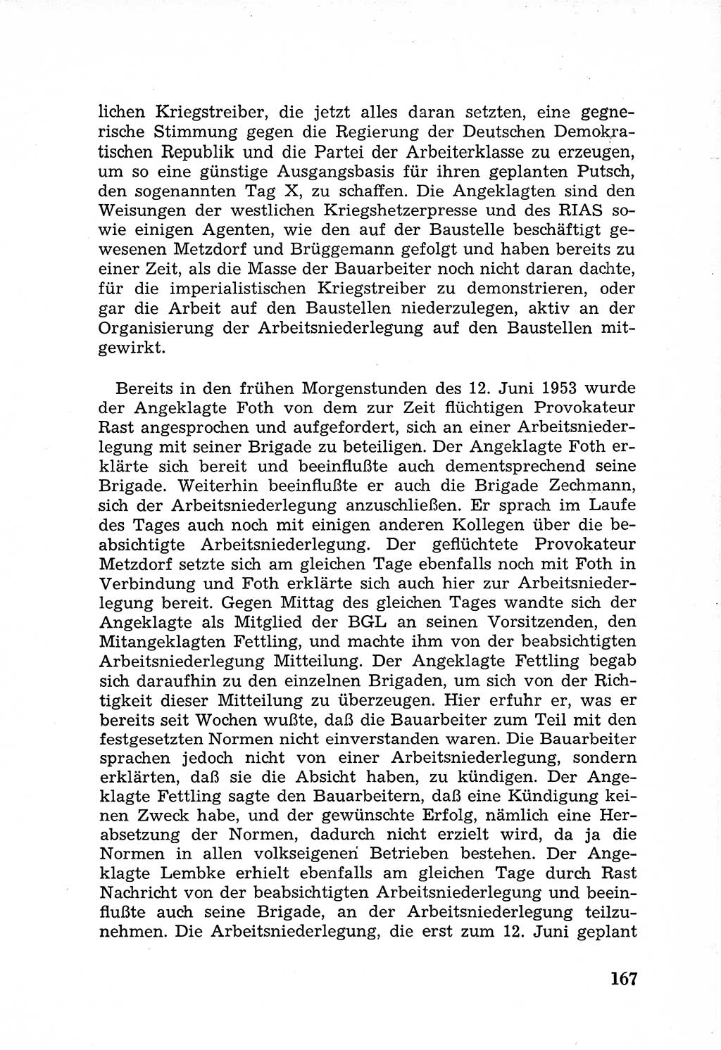 Rechtsstaat in zweierlei Hinsicht, Untersuchungsausschuß freiheitlicher Juristen (UfJ) [Bundesrepublik Deutschland (BRD)] 1956, Seite 167 (R.-St. UfJ BRD 1956, S. 167)