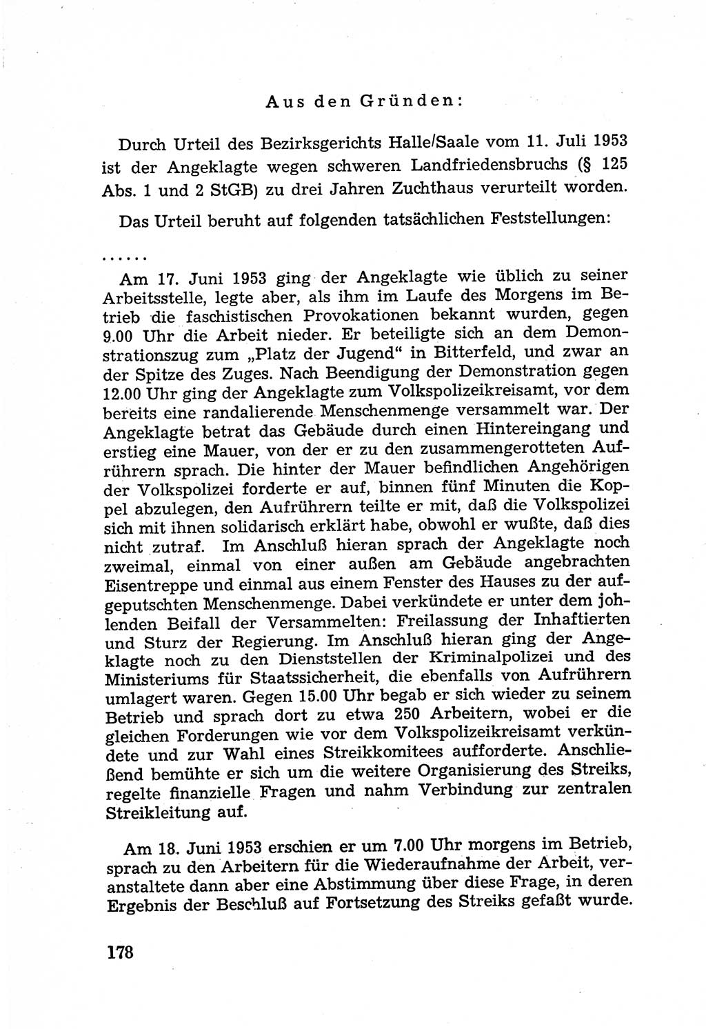 Rechtsstaat in zweierlei Hinsicht, Untersuchungsausschuß freiheitlicher Juristen (UfJ) [Bundesrepublik Deutschland (BRD)] 1956, Seite 178 (R.-St. UfJ BRD 1956, S. 178)