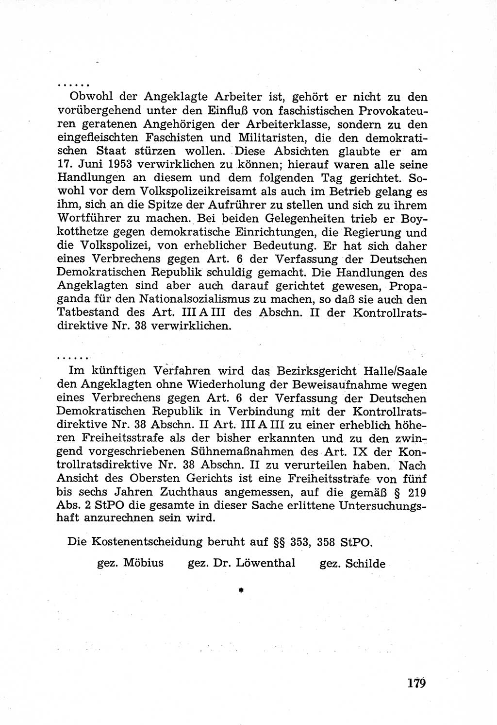 Rechtsstaat in zweierlei Hinsicht, Untersuchungsausschuß freiheitlicher Juristen (UfJ) [Bundesrepublik Deutschland (BRD)] 1956, Seite 179 (R.-St. UfJ BRD 1956, S. 179)