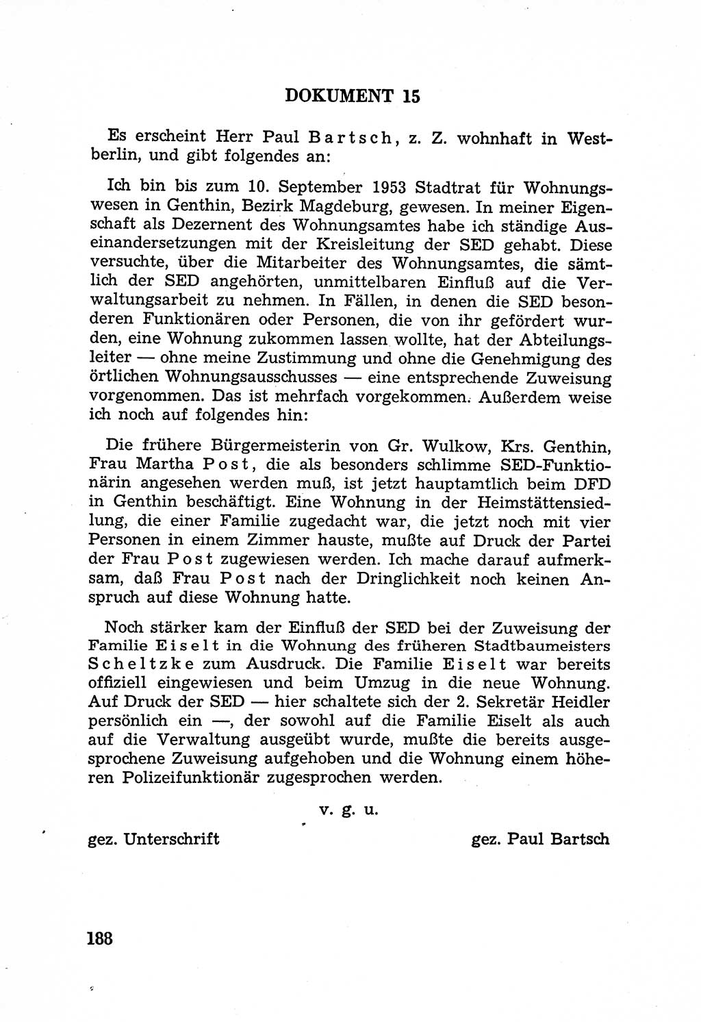 Rechtsstaat in zweierlei Hinsicht, Untersuchungsausschuß freiheitlicher Juristen (UfJ) [Bundesrepublik Deutschland (BRD)] 1956, Seite 188 (R.-St. UfJ BRD 1956, S. 188)