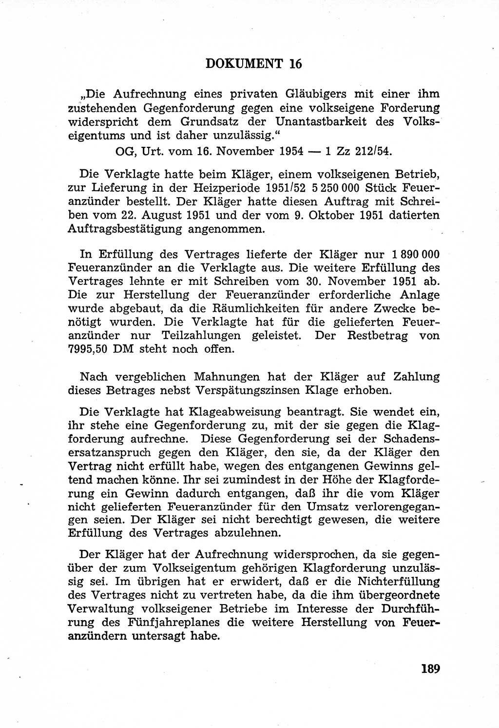 Rechtsstaat in zweierlei Hinsicht, Untersuchungsausschuß freiheitlicher Juristen (UfJ) [Bundesrepublik Deutschland (BRD)] 1956, Seite 189 (R.-St. UfJ BRD 1956, S. 189)