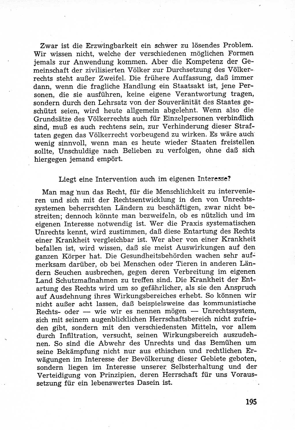 Rechtsstaat in zweierlei Hinsicht, Untersuchungsausschuß freiheitlicher Juristen (UfJ) [Bundesrepublik Deutschland (BRD)] 1956, Seite 195 (R.-St. UfJ BRD 1956, S. 195)