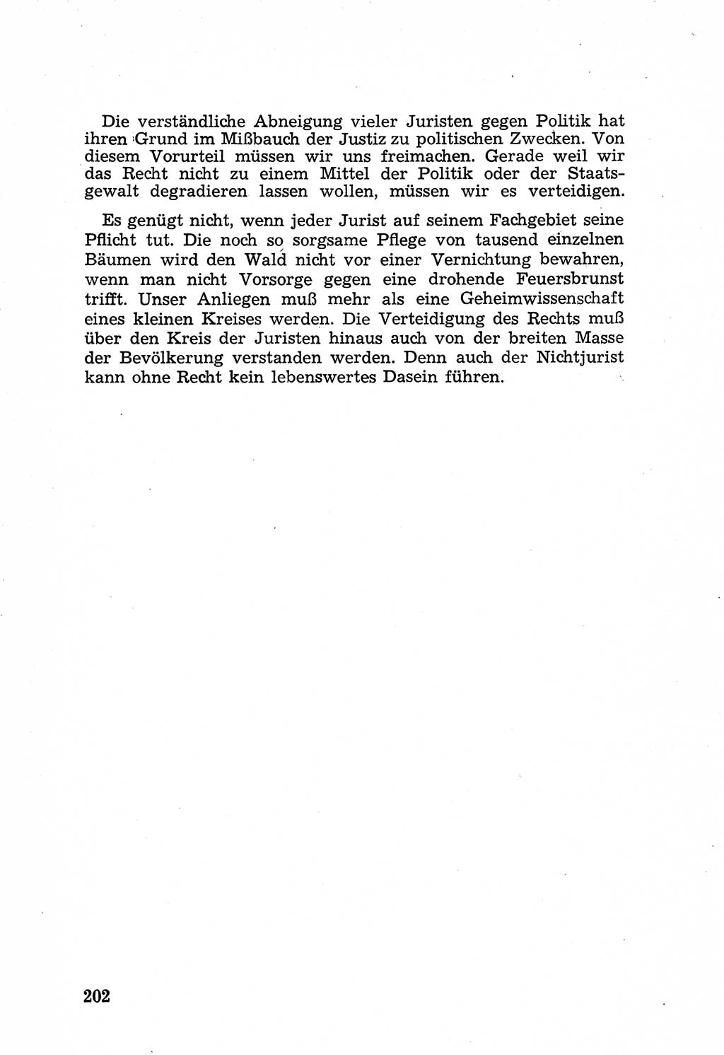 Rechtsstaat in zweierlei Hinsicht, Untersuchungsausschuß freiheitlicher Juristen (UfJ) [Bundesrepublik Deutschland (BRD)] 1956, Seite 202 (R.-St. UfJ BRD 1956, S. 202)