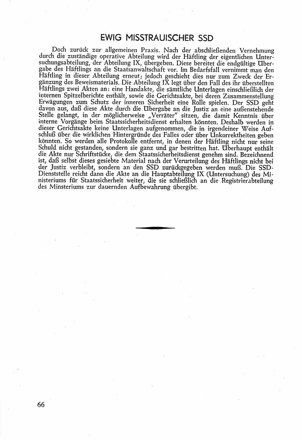 Staatssicherheitsdienst (SSD) [Deutsche Demokratische Republik (DDR)], Untersuchungsausschuß Freiheitlicher Juristen (UfJ) [Bundesrepublik Deutschland (BRD)] 1956, Seite 66 (SSD DDR UfJ BRD 1956, S. 66)