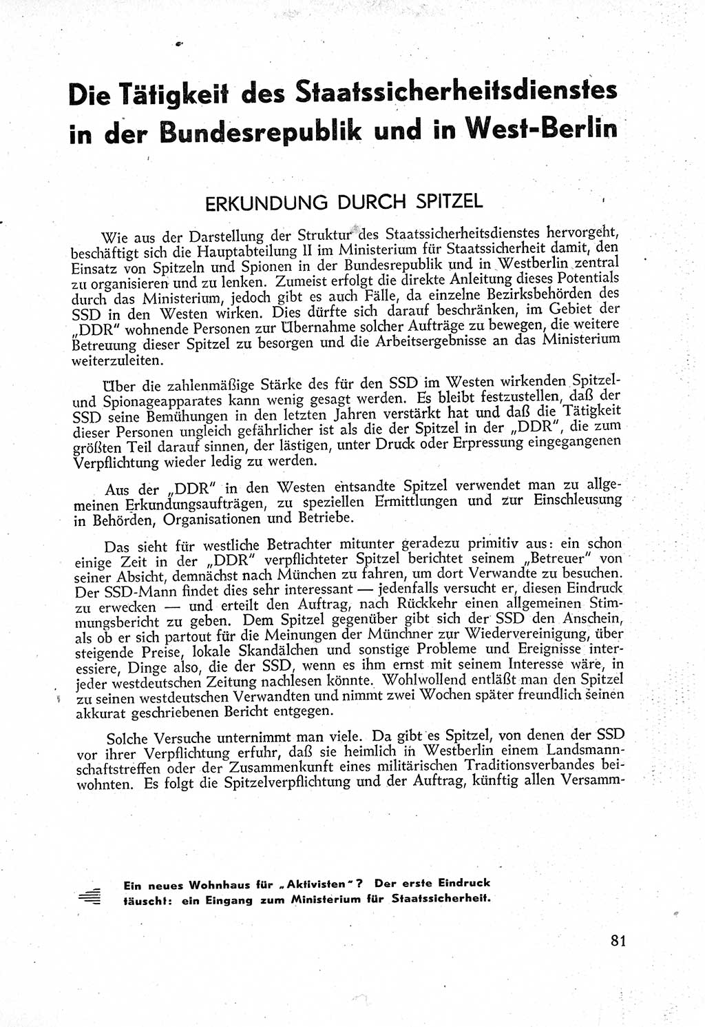 Staatssicherheitsdienst (SSD) [Deutsche Demokratische Republik (DDR)], Untersuchungsausschuß Freiheitlicher Juristen (UfJ) [Bundesrepublik Deutschland (BRD)] 1956, Seite 81 (SSD DDR UfJ BRD 1956, S. 81)