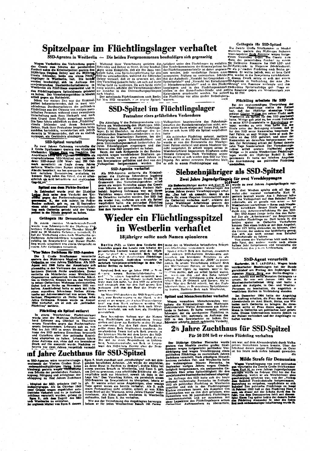 Staatssicherheitsdienst (SSD) [Deutsche Demokratische Republik (DDR)], Untersuchungsausschuß Freiheitlicher Juristen (UfJ) [Bundesrepublik Deutschland (BRD)] 1956, Seite 102 (SSD DDR UfJ BRD 1956, S. 102)