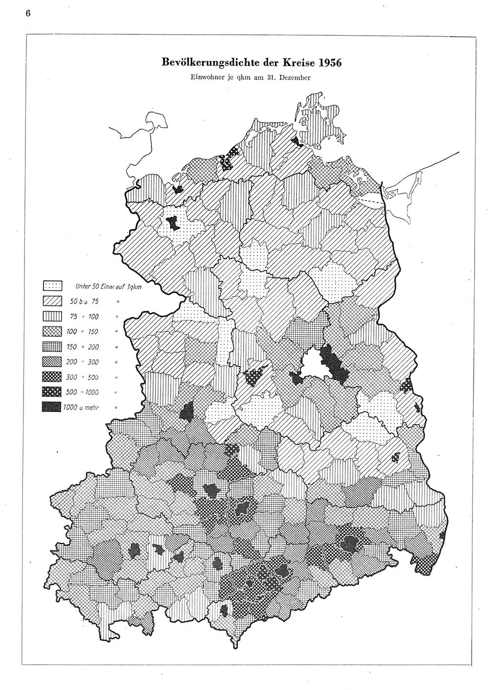 Statistisches Jahrbuch der Deutschen Demokratischen Republik (DDR) 1956, Seite 6 (Stat. Jb. DDR 1956, S. 6)