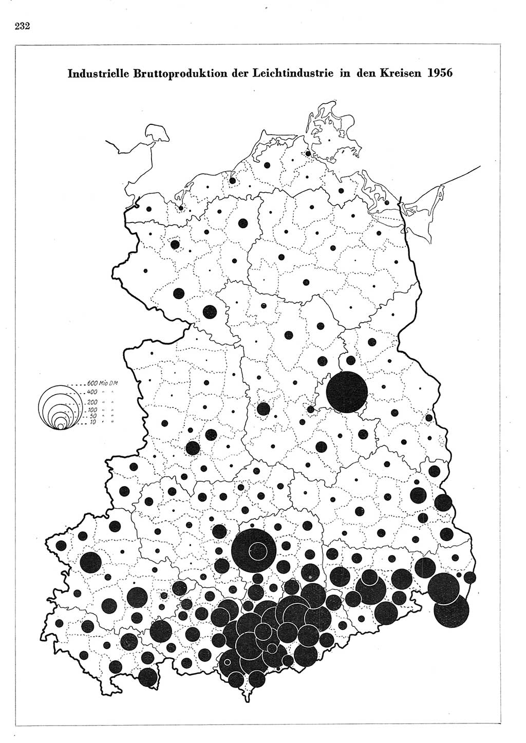Statistisches Jahrbuch der Deutschen Demokratischen Republik (DDR) 1956, Seite 232 (Stat. Jb. DDR 1956, S. 232)