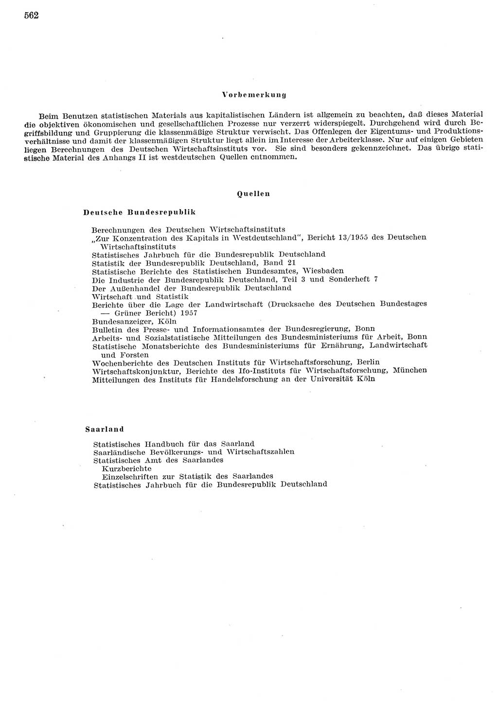 Statistisches Jahrbuch der Deutschen Demokratischen Republik (DDR) 1956, Seite 562 (Stat. Jb. DDR 1956, S. 562)