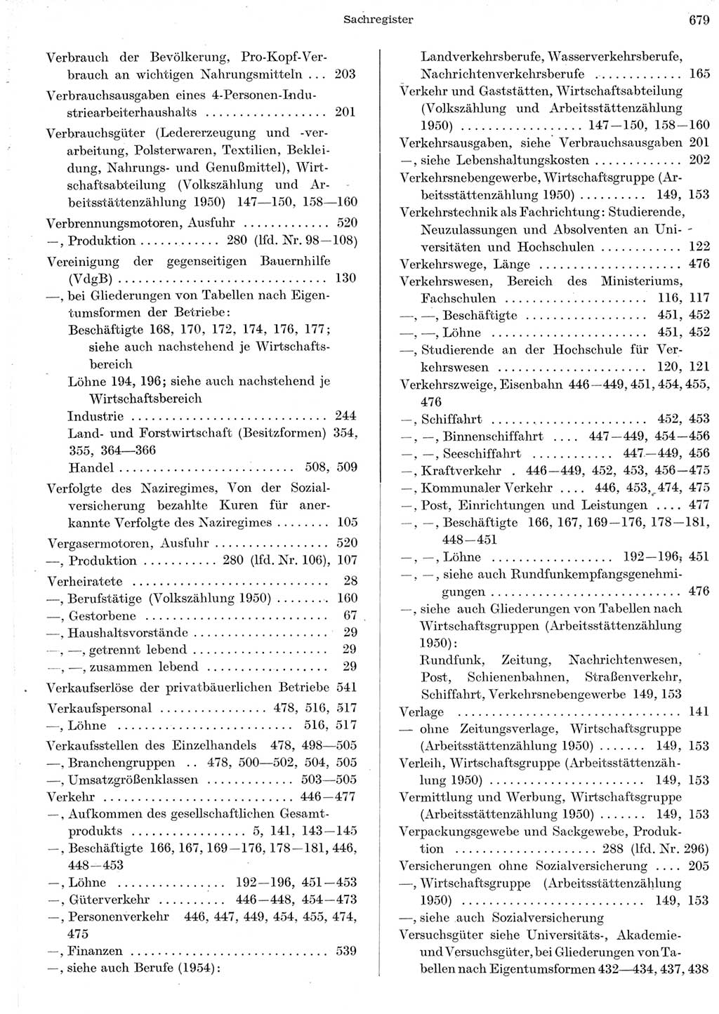 Statistisches Jahrbuch der Deutschen Demokratischen Republik (DDR) 1956, Seite 679 (Stat. Jb. DDR 1956, S. 679)