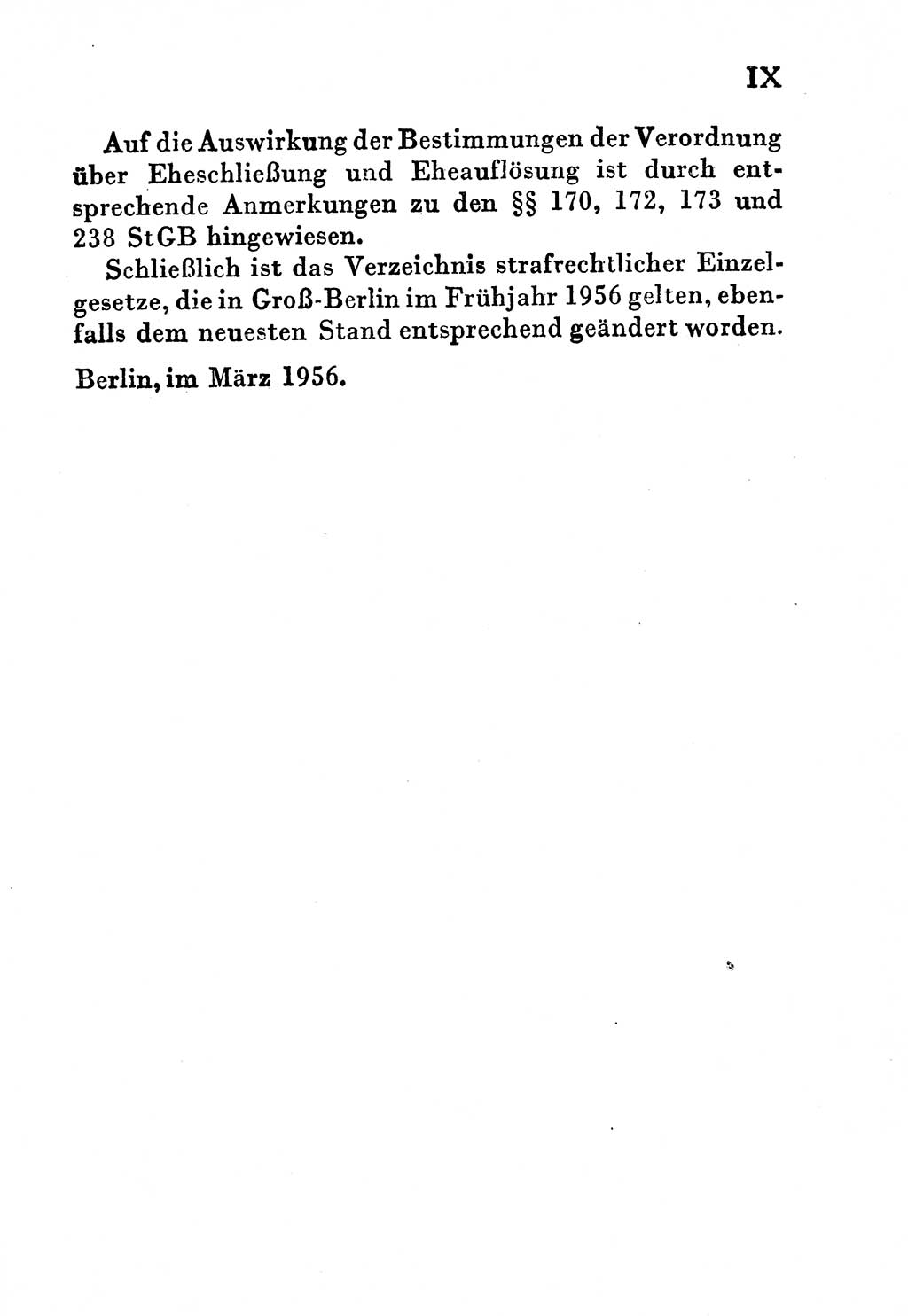 Einleitung Strafgesetzbuch (StGB) und andere Strafgesetze [Deutsche Demokratische Republik (DDR)] 1956, Seite 9 (Einl. StGB Strafges. DDR 1956, S. 9)