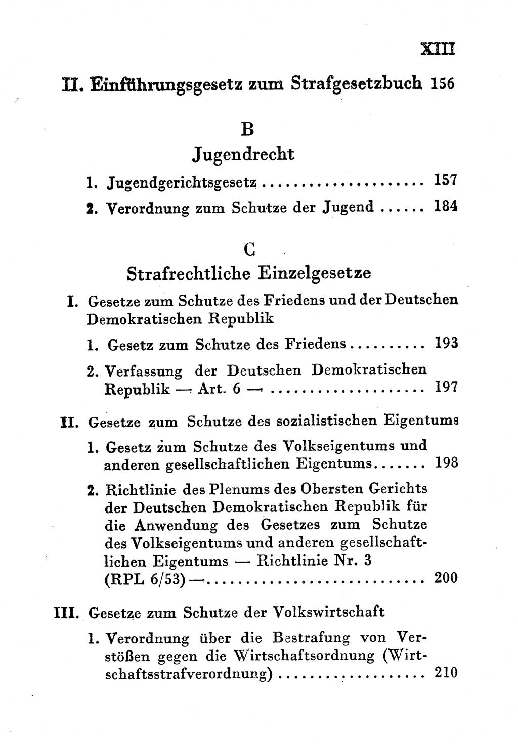Einleitung Strafgesetzbuch (StGB) und andere Strafgesetze [Deutsche Demokratische Republik (DDR)] 1956, Seite 13 (Einl. StGB Strafges. DDR 1956, S. 13)