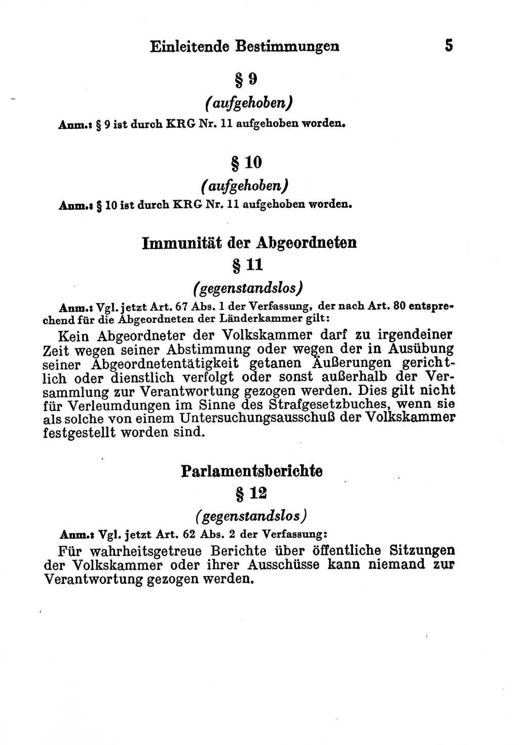 Strafgesetzbuch (StGB) und andere Strafgesetze [Deutsche Demokratische Republik (DDR)] 1956, Seite 5 (StGB Strafges. DDR 1956, S. 5)