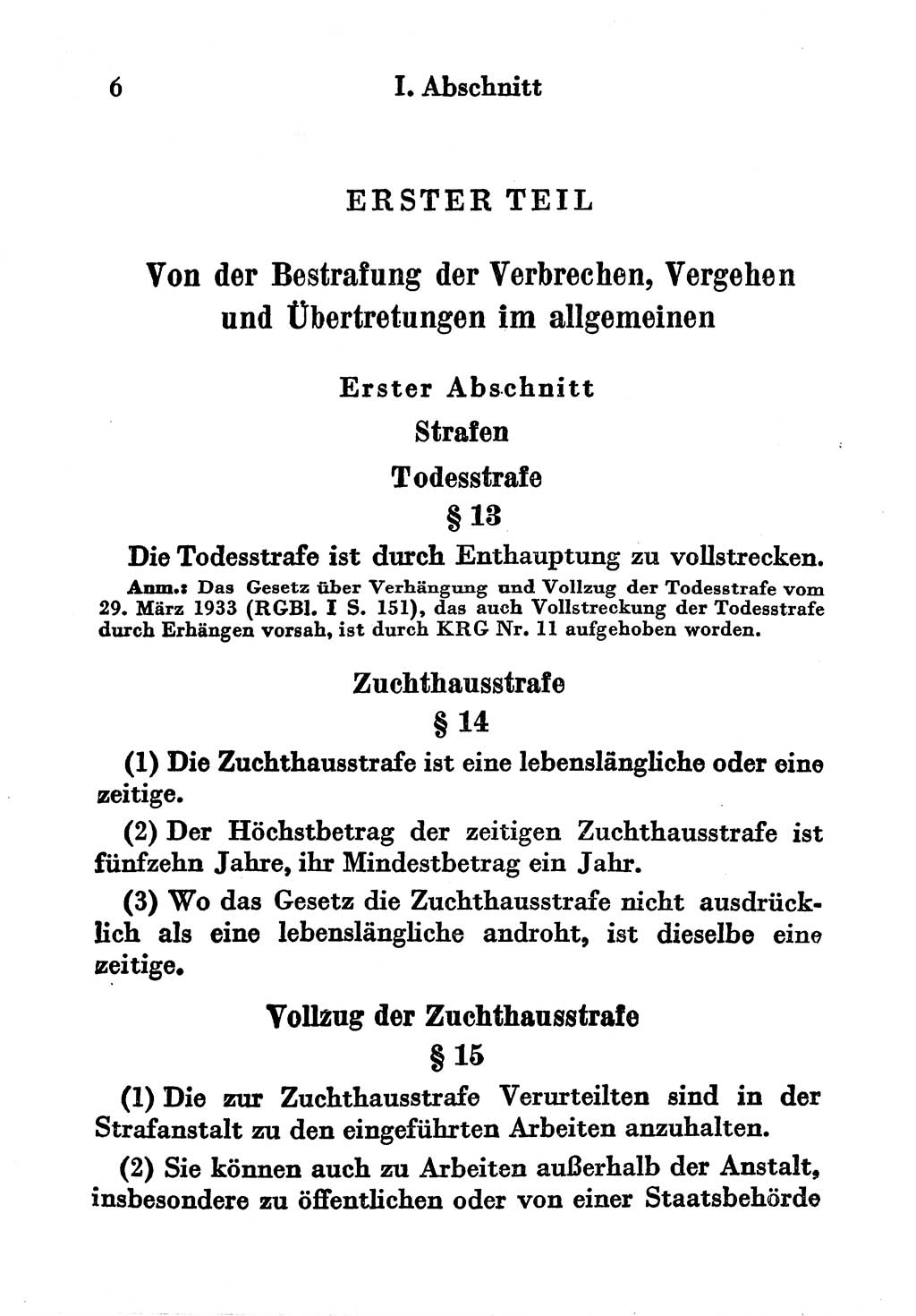Strafgesetzbuch (StGB) und andere Strafgesetze [Deutsche Demokratische Republik (DDR)] 1956, Seite 6 (StGB Strafges. DDR 1956, S. 6)