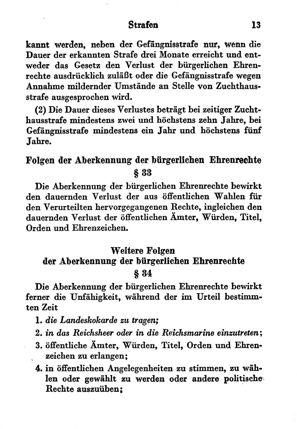 Strafgesetzbuch (StGB) und andere Strafgesetze [Deutsche Demokratische Republik (DDR)] 1956, Seite 13 (StGB Strafges. DDR 1956, S. 13)