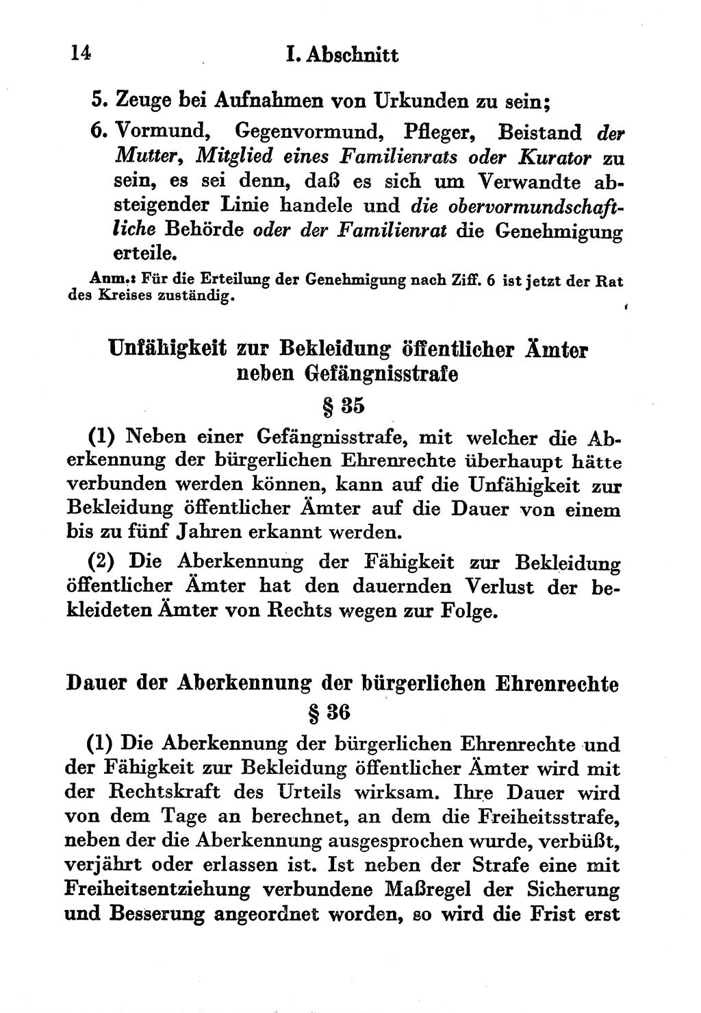 Strafgesetzbuch (StGB) und andere Strafgesetze [Deutsche Demokratische Republik (DDR)] 1956, Seite 14 (StGB Strafges. DDR 1956, S. 14)