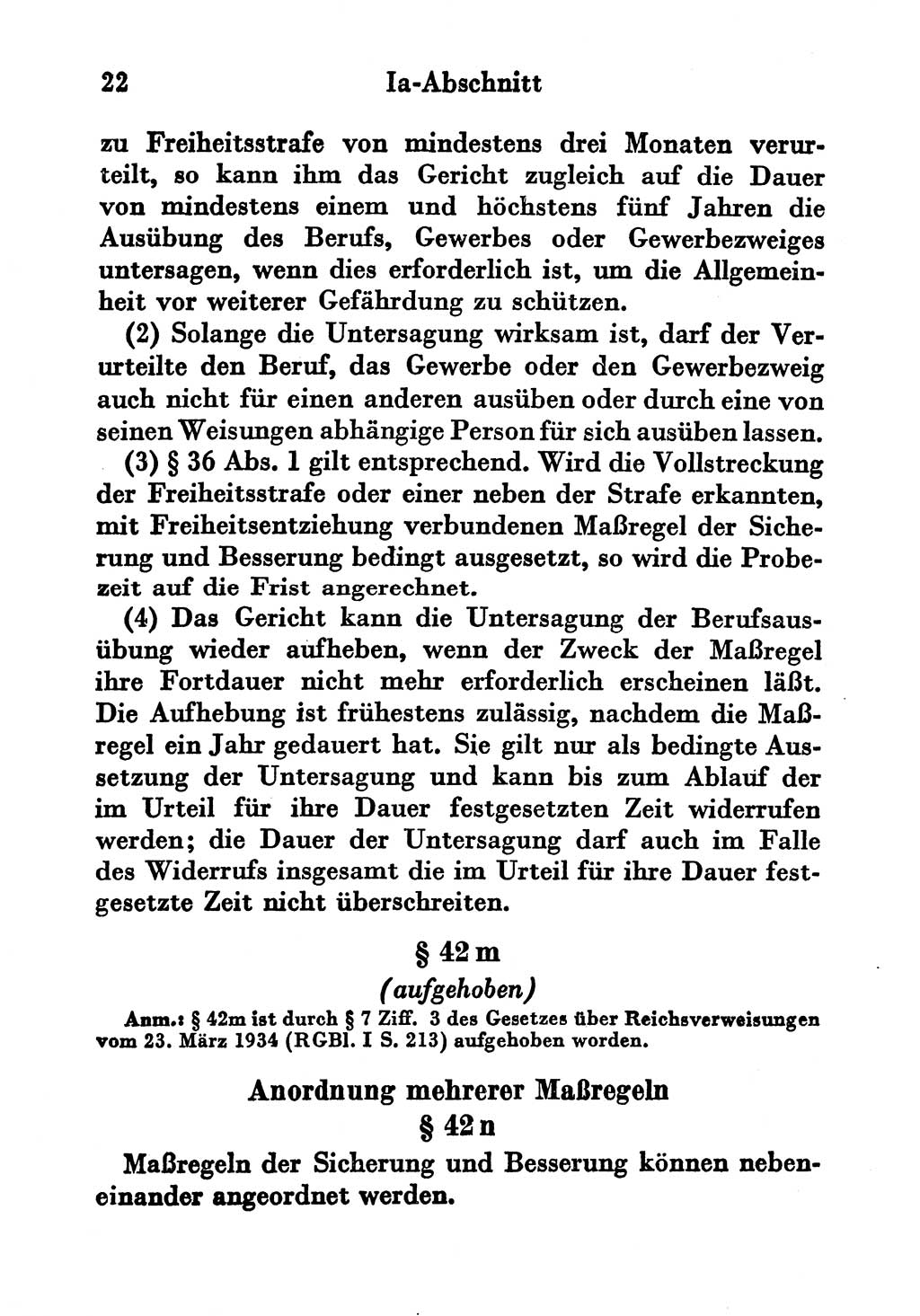 Strafgesetzbuch (StGB) und andere Strafgesetze [Deutsche Demokratische Republik (DDR)] 1956, Seite 22 (StGB Strafges. DDR 1956, S. 22)