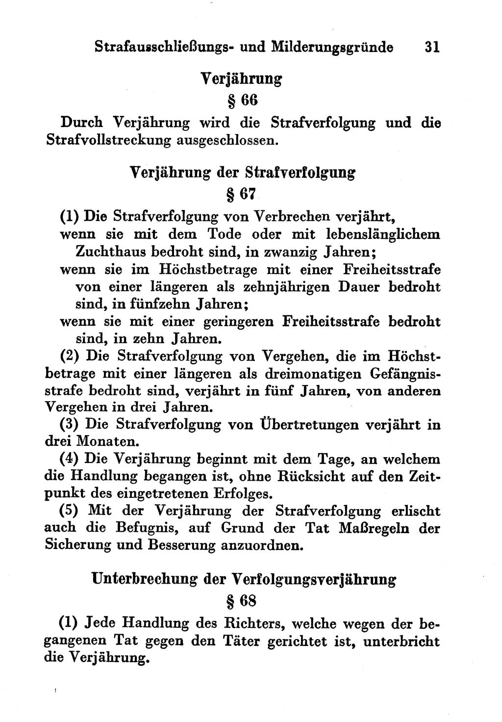 Strafgesetzbuch (StGB) und andere Strafgesetze [Deutsche Demokratische Republik (DDR)] 1956, Seite 31 (StGB Strafges. DDR 1956, S. 31)