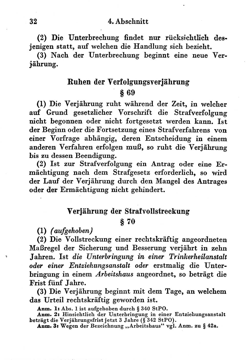 Strafgesetzbuch (StGB) und andere Strafgesetze [Deutsche Demokratische Republik (DDR)] 1956, Seite 32 (StGB Strafges. DDR 1956, S. 32)