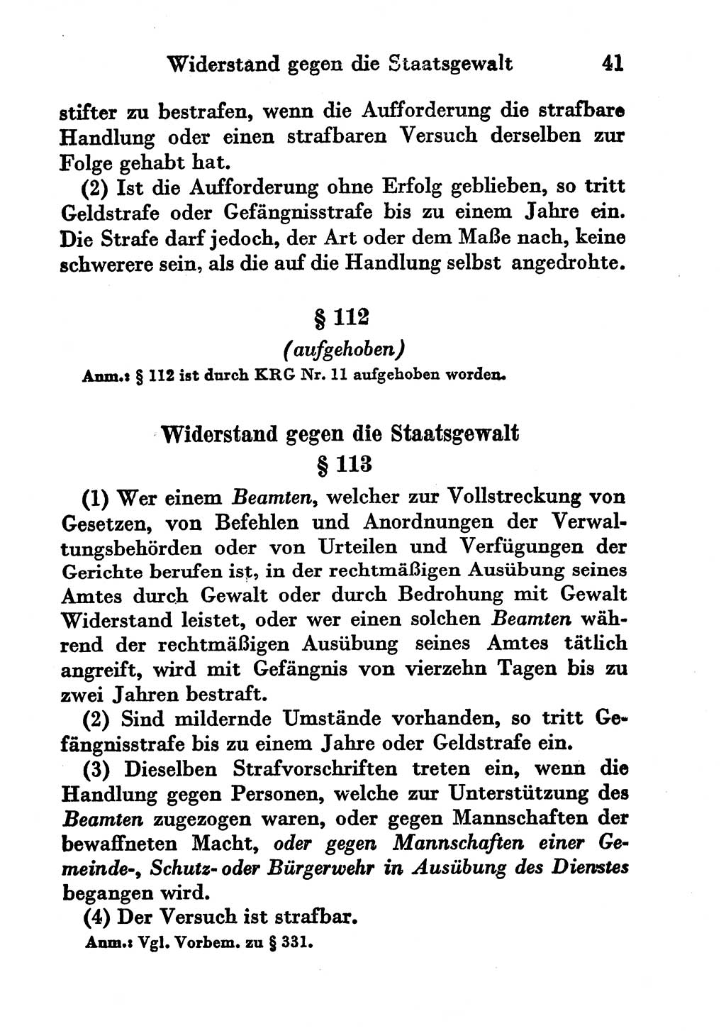 Strafgesetzbuch (StGB) und andere Strafgesetze [Deutsche Demokratische Republik (DDR)] 1956, Seite 41 (StGB Strafges. DDR 1956, S. 41)