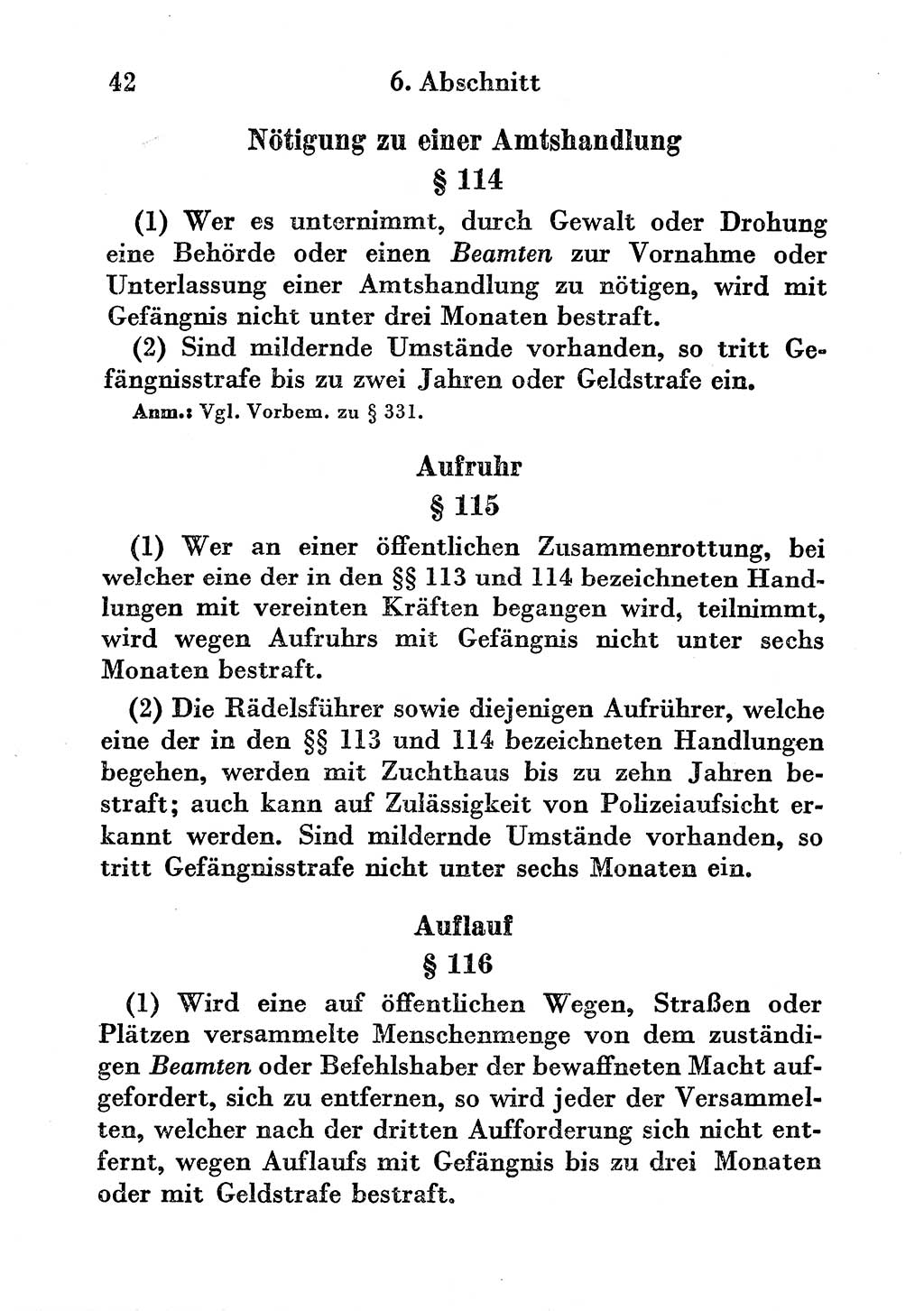 Strafgesetzbuch (StGB) und andere Strafgesetze [Deutsche Demokratische Republik (DDR)] 1956, Seite 42 (StGB Strafges. DDR 1956, S. 42)