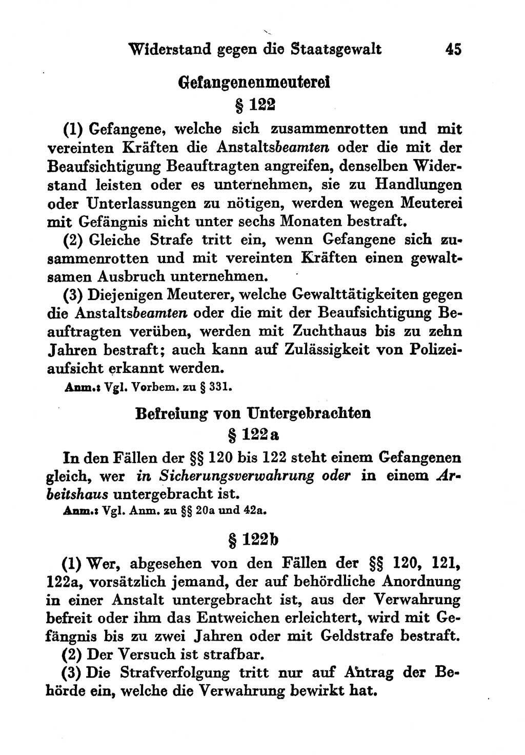 Strafgesetzbuch (StGB) und andere Strafgesetze [Deutsche Demokratische Republik (DDR)] 1956, Seite 45 (StGB Strafges. DDR 1956, S. 45)