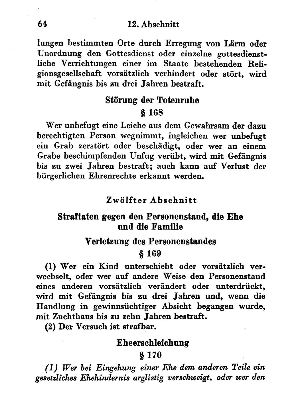 Strafgesetzbuch (StGB) und andere Strafgesetze [Deutsche Demokratische Republik (DDR)] 1956, Seite 64 (StGB Strafges. DDR 1956, S. 64)