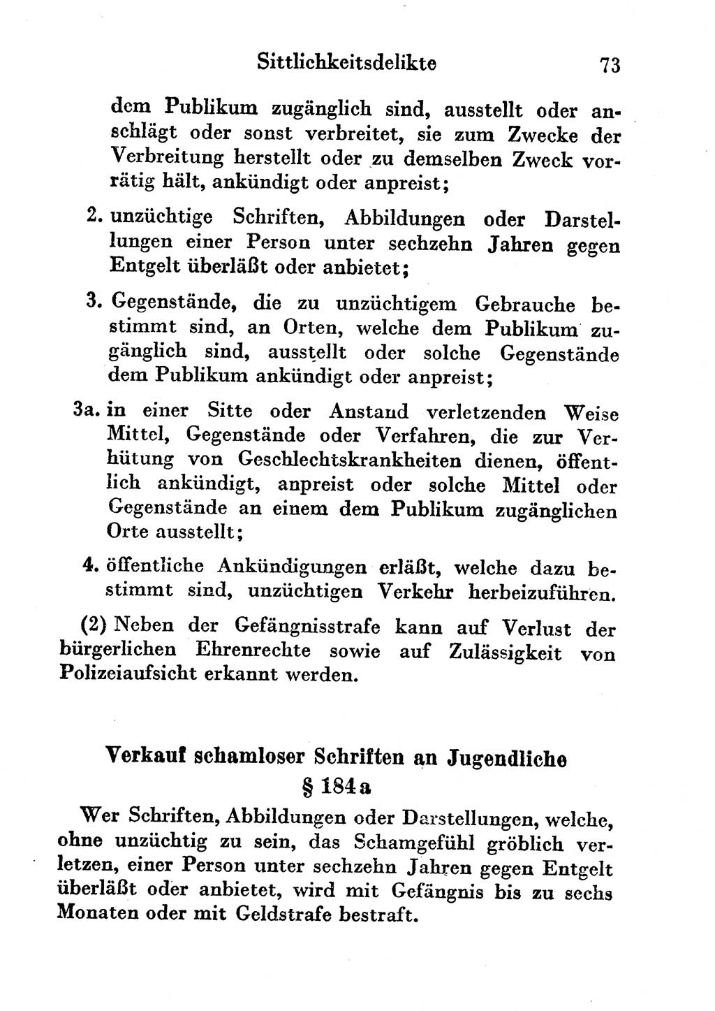 Strafgesetzbuch (StGB) und andere Strafgesetze [Deutsche Demokratische Republik (DDR)] 1956, Seite 73 (StGB Strafges. DDR 1956, S. 73)