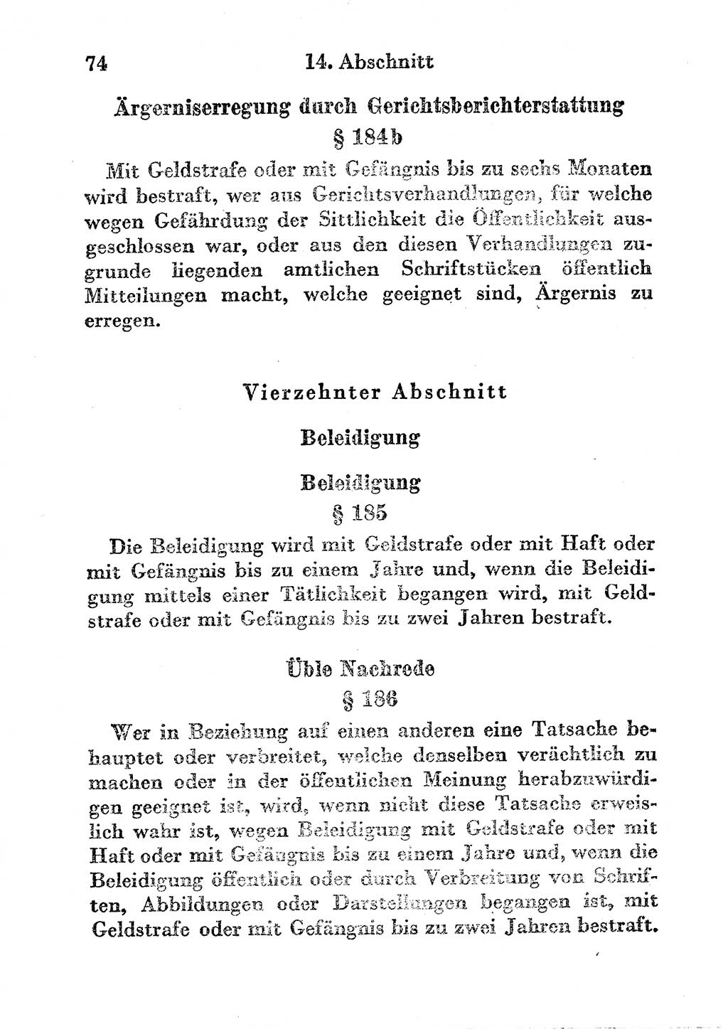 Strafgesetzbuch (StGB) und andere Strafgesetze [Deutsche Demokratische Republik (DDR)] 1956, Seite 74 (StGB Strafges. DDR 1956, S. 74)