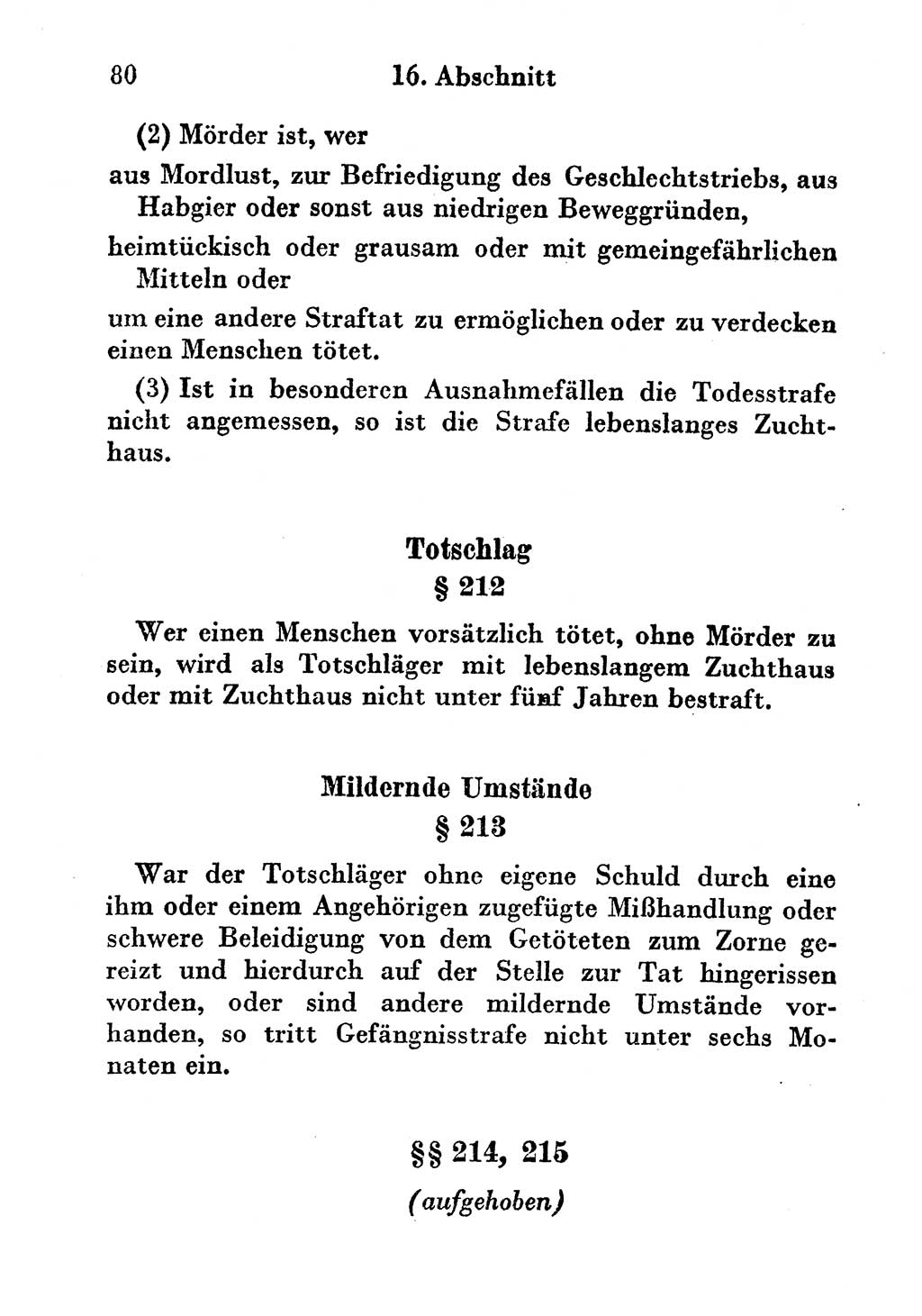 Strafgesetzbuch (StGB) und andere Strafgesetze [Deutsche Demokratische Republik (DDR)] 1956, Seite 80 (StGB Strafges. DDR 1956, S. 80)