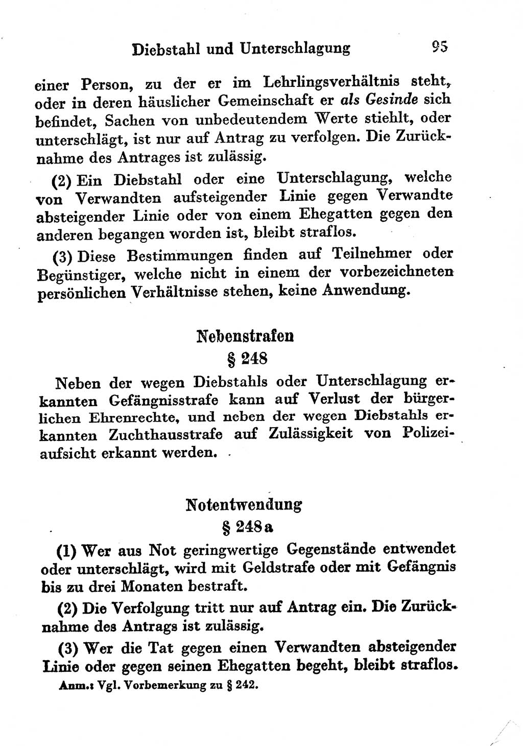 Strafgesetzbuch (StGB) und andere Strafgesetze [Deutsche Demokratische Republik (DDR)] 1956, Seite 95 (StGB Strafges. DDR 1956, S. 95)
