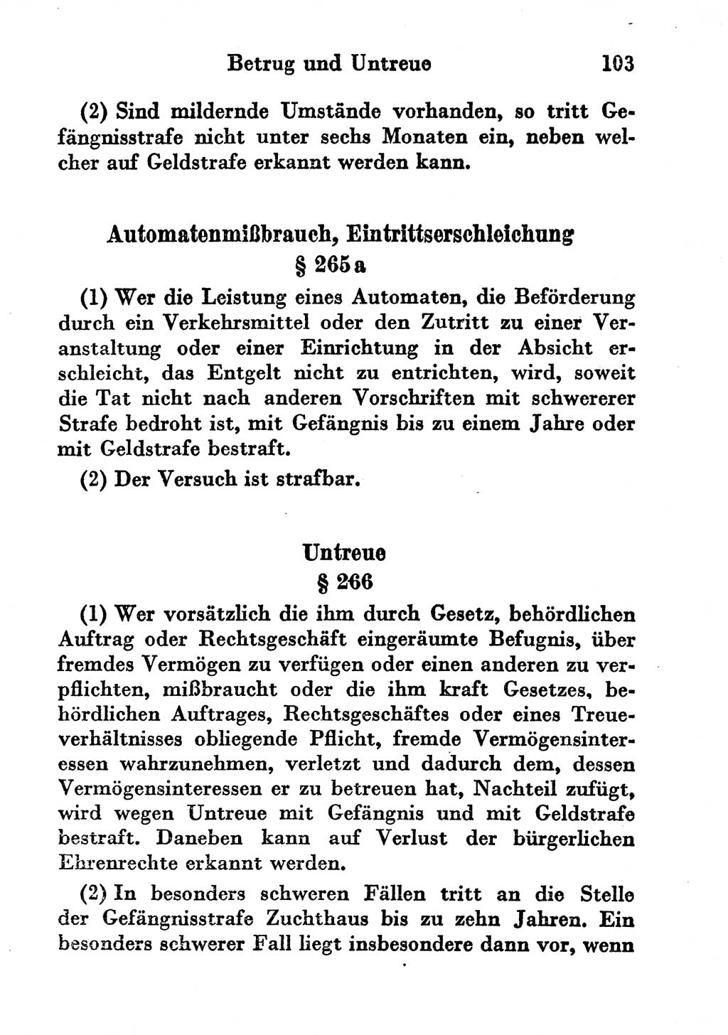 Strafgesetzbuch (StGB) und andere Strafgesetze [Deutsche Demokratische Republik (DDR)] 1956, Seite 103 (StGB Strafges. DDR 1956, S. 103)