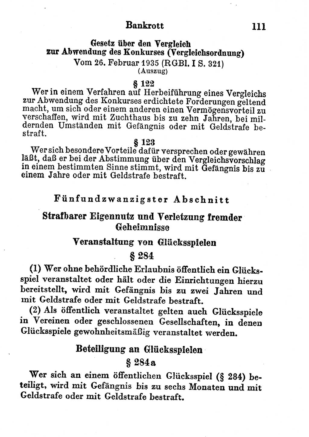 Strafgesetzbuch (StGB) und andere Strafgesetze [Deutsche Demokratische Republik (DDR)] 1956, Seite 111 (StGB Strafges. DDR 1956, S. 111)