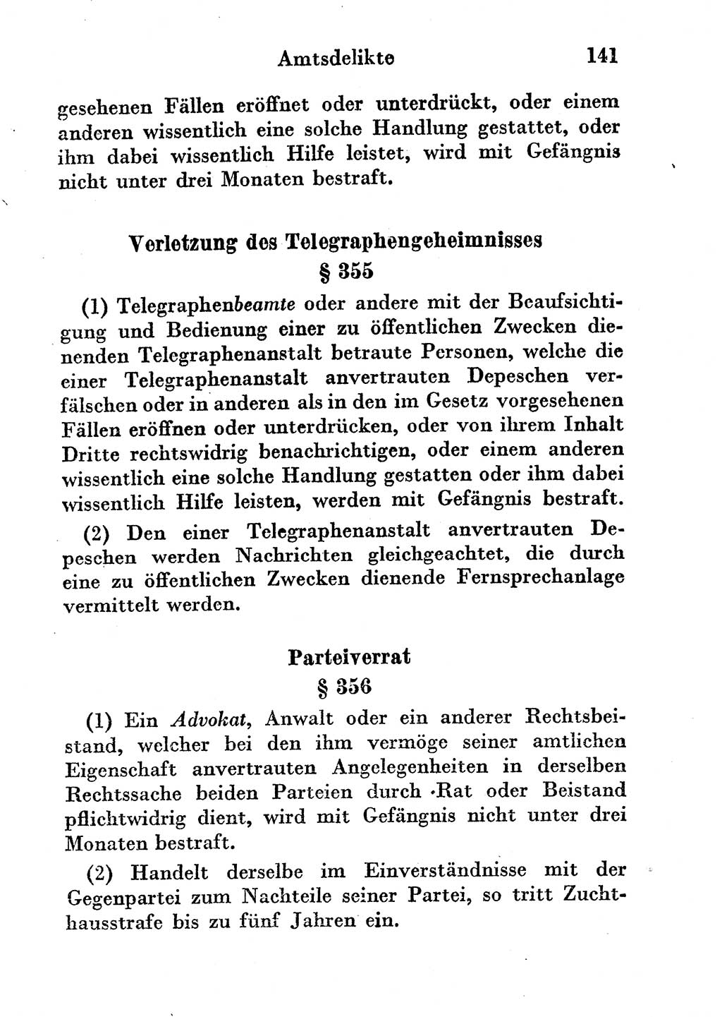 Strafgesetzbuch (StGB) und andere Strafgesetze [Deutsche Demokratische Republik (DDR)] 1956, Seite 141 (StGB Strafges. DDR 1956, S. 141)