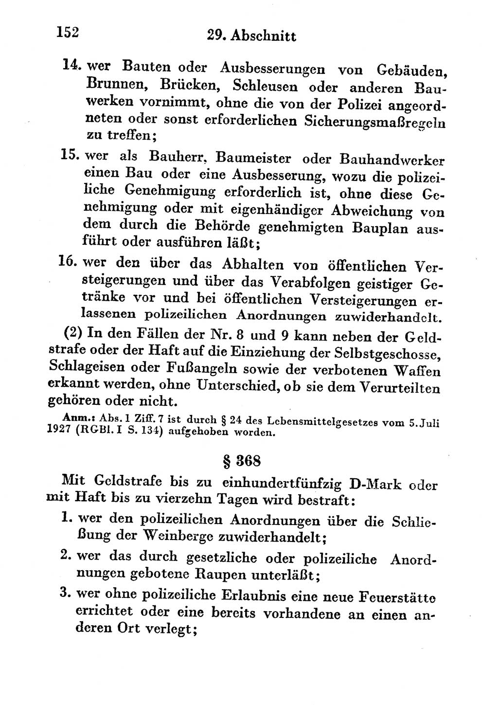 Strafgesetzbuch (StGB) und andere Strafgesetze [Deutsche Demokratische Republik (DDR)] 1956, Seite 152 (StGB Strafges. DDR 1956, S. 152)