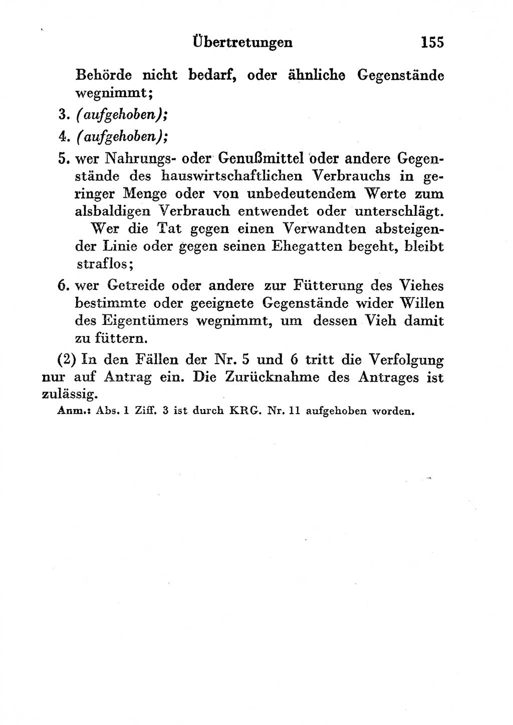 Strafgesetzbuch (StGB) und andere Strafgesetze [Deutsche Demokratische Republik (DDR)] 1956, Seite 155 (StGB Strafges. DDR 1956, S. 155)