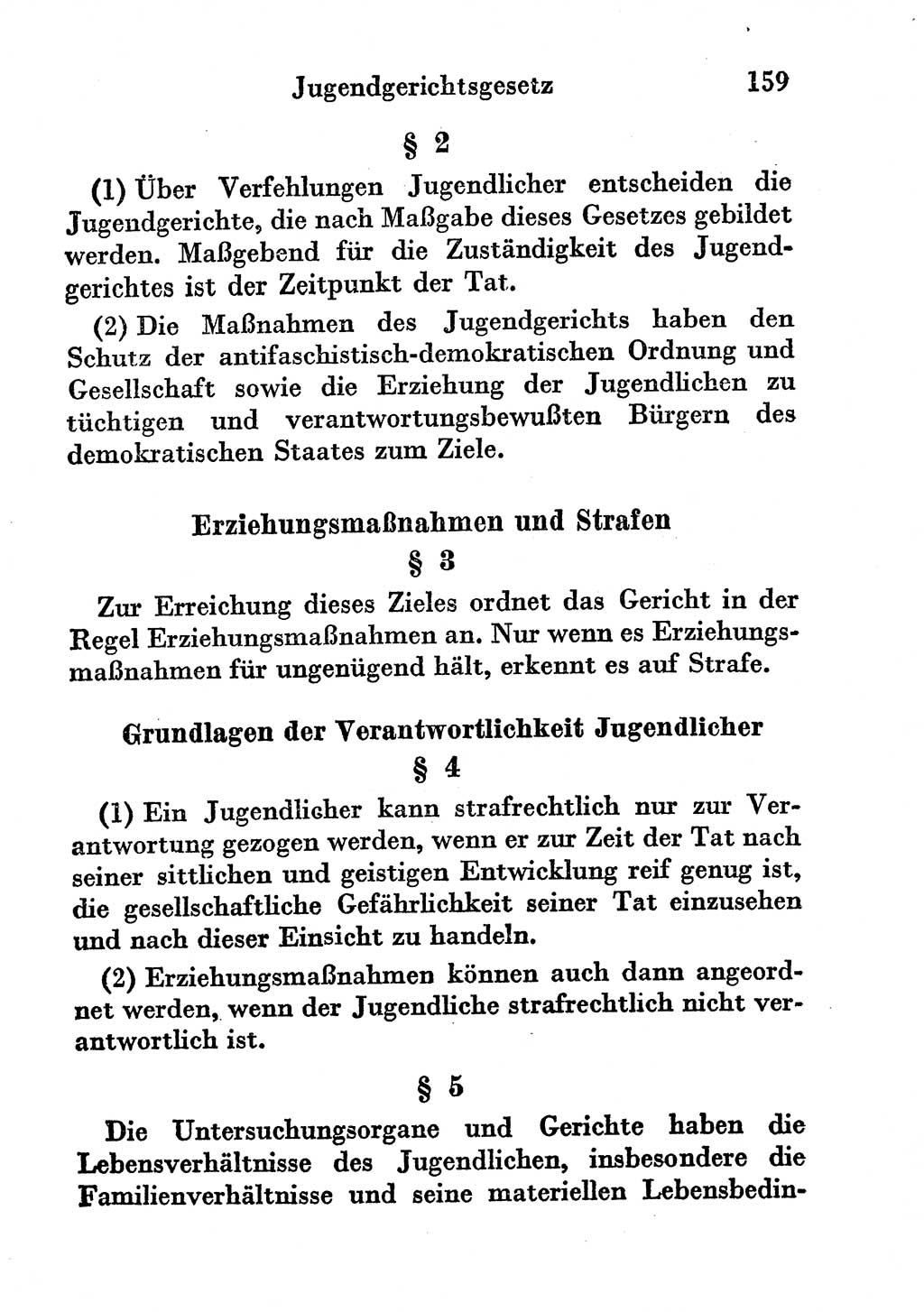 Strafgesetzbuch (StGB) und andere Strafgesetze [Deutsche Demokratische Republik (DDR)] 1956, Seite 159 (StGB Strafges. DDR 1956, S. 159)