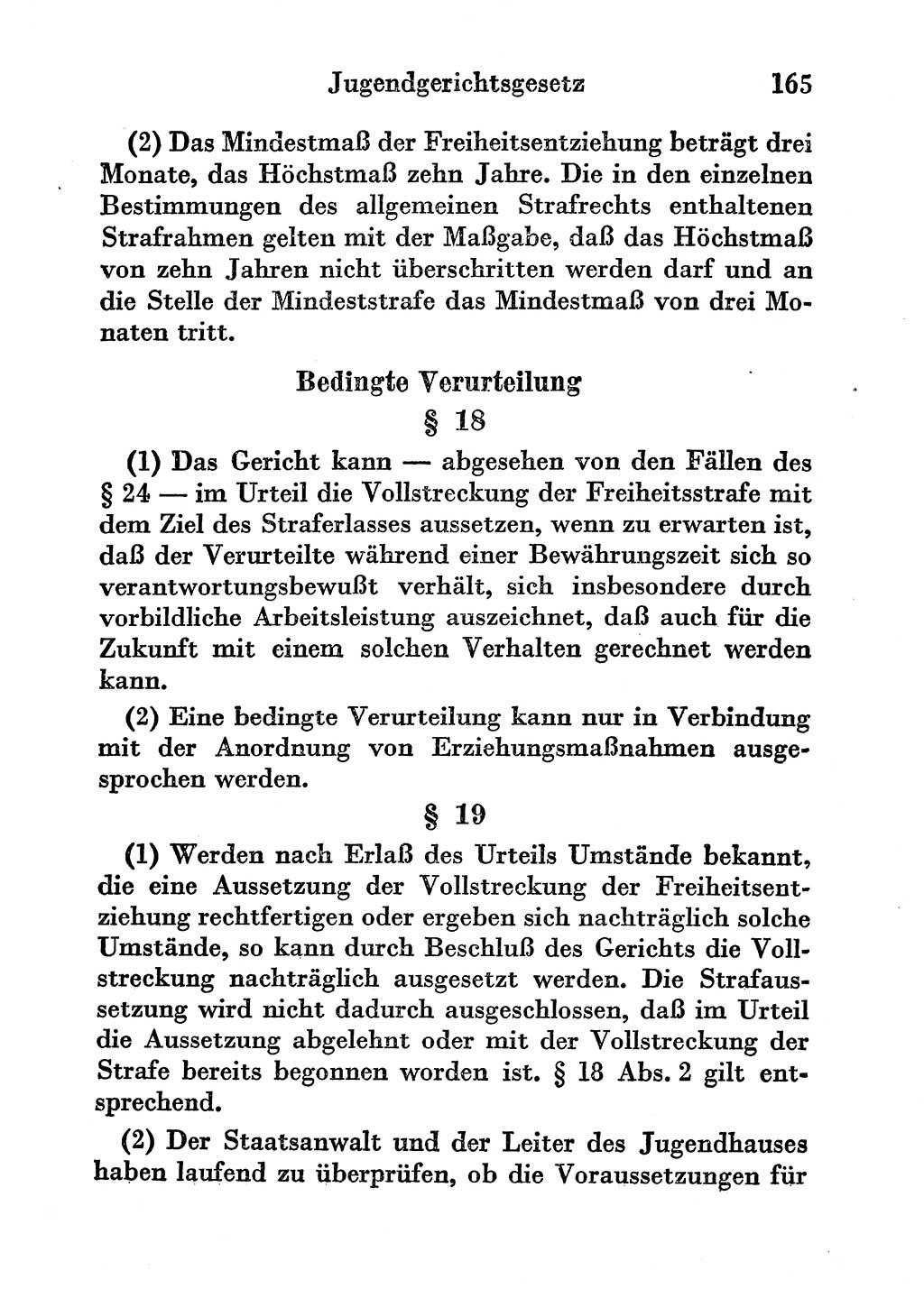 Strafgesetzbuch (StGB) und andere Strafgesetze [Deutsche Demokratische Republik (DDR)] 1956, Seite 165 (StGB Strafges. DDR 1956, S. 165)