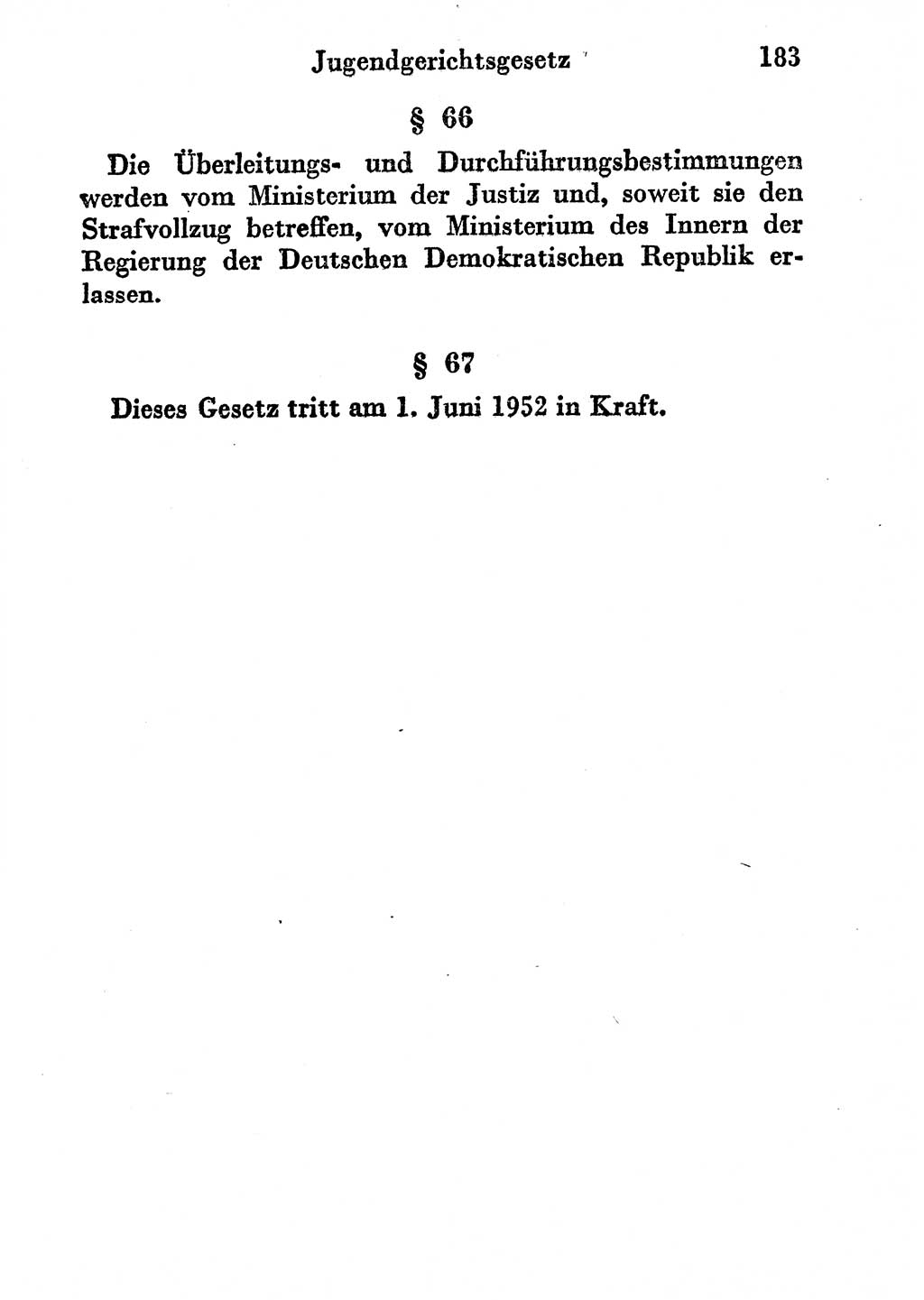 Strafgesetzbuch (StGB) und andere Strafgesetze [Deutsche Demokratische Republik (DDR)] 1956, Seite 183 (StGB Strafges. DDR 1956, S. 183)