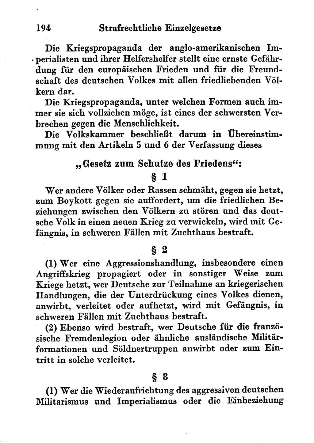 Strafgesetzbuch (StGB) und andere Strafgesetze [Deutsche Demokratische Republik (DDR)] 1956, Seite 194 (StGB Strafges. DDR 1956, S. 194)