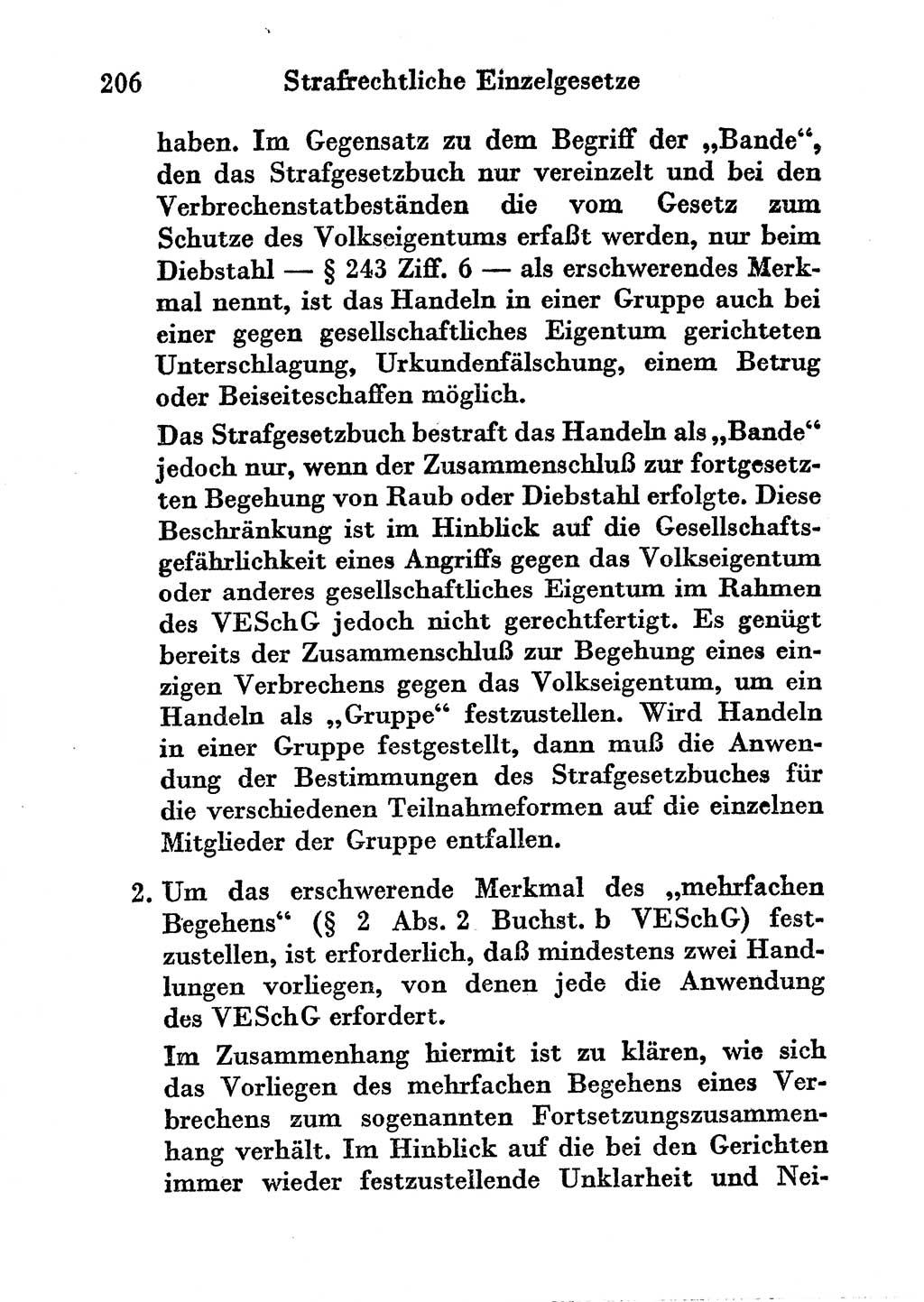 Strafgesetzbuch (StGB) und andere Strafgesetze [Deutsche Demokratische Republik (DDR)] 1956, Seite 206 (StGB Strafges. DDR 1956, S. 206)
