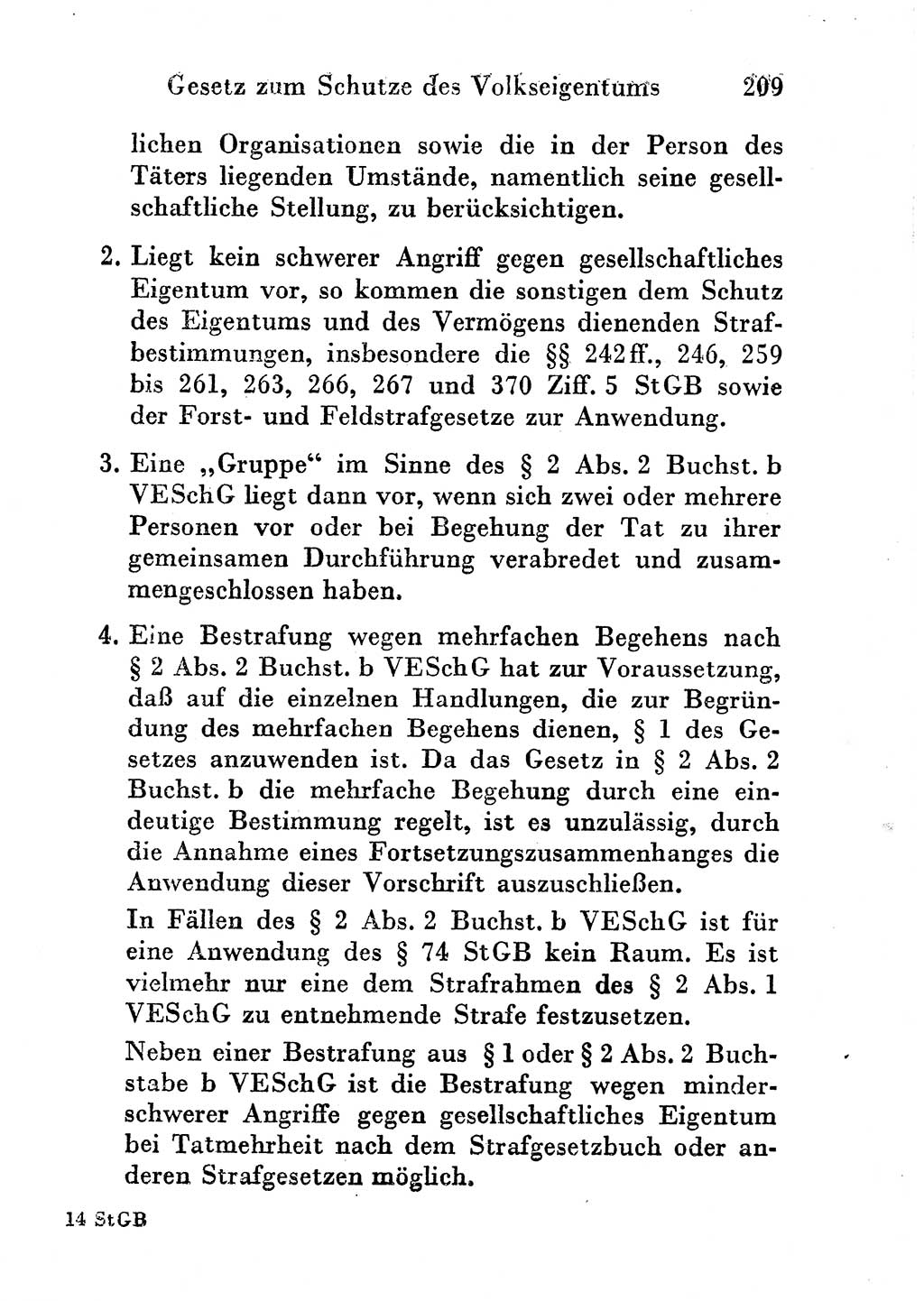 Strafgesetzbuch (StGB) und andere Strafgesetze [Deutsche Demokratische Republik (DDR)] 1956, Seite 209 (StGB Strafges. DDR 1956, S. 209)