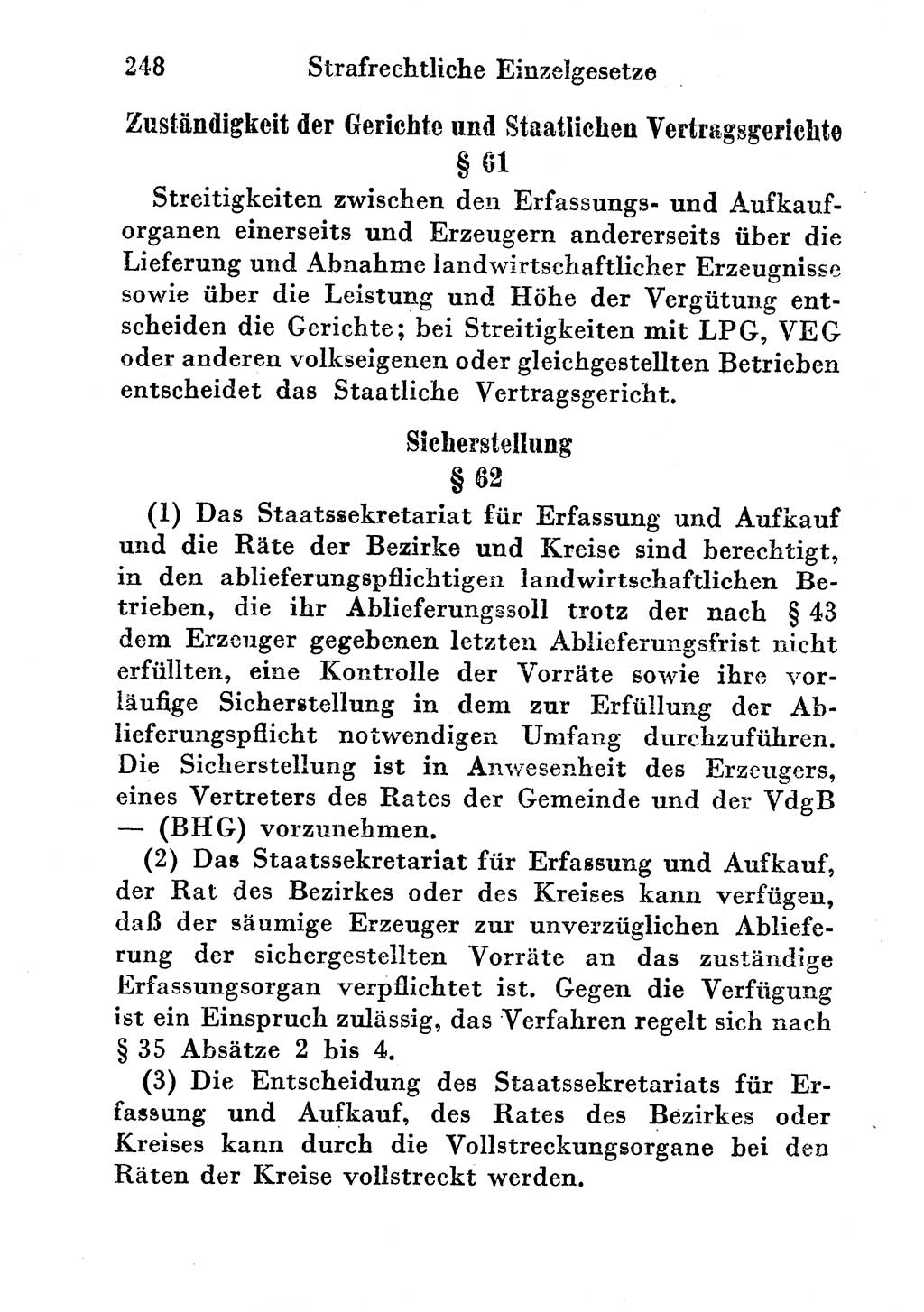 Strafgesetzbuch (StGB) und andere Strafgesetze [Deutsche Demokratische Republik (DDR)] 1956, Seite 248 (StGB Strafges. DDR 1956, S. 248)