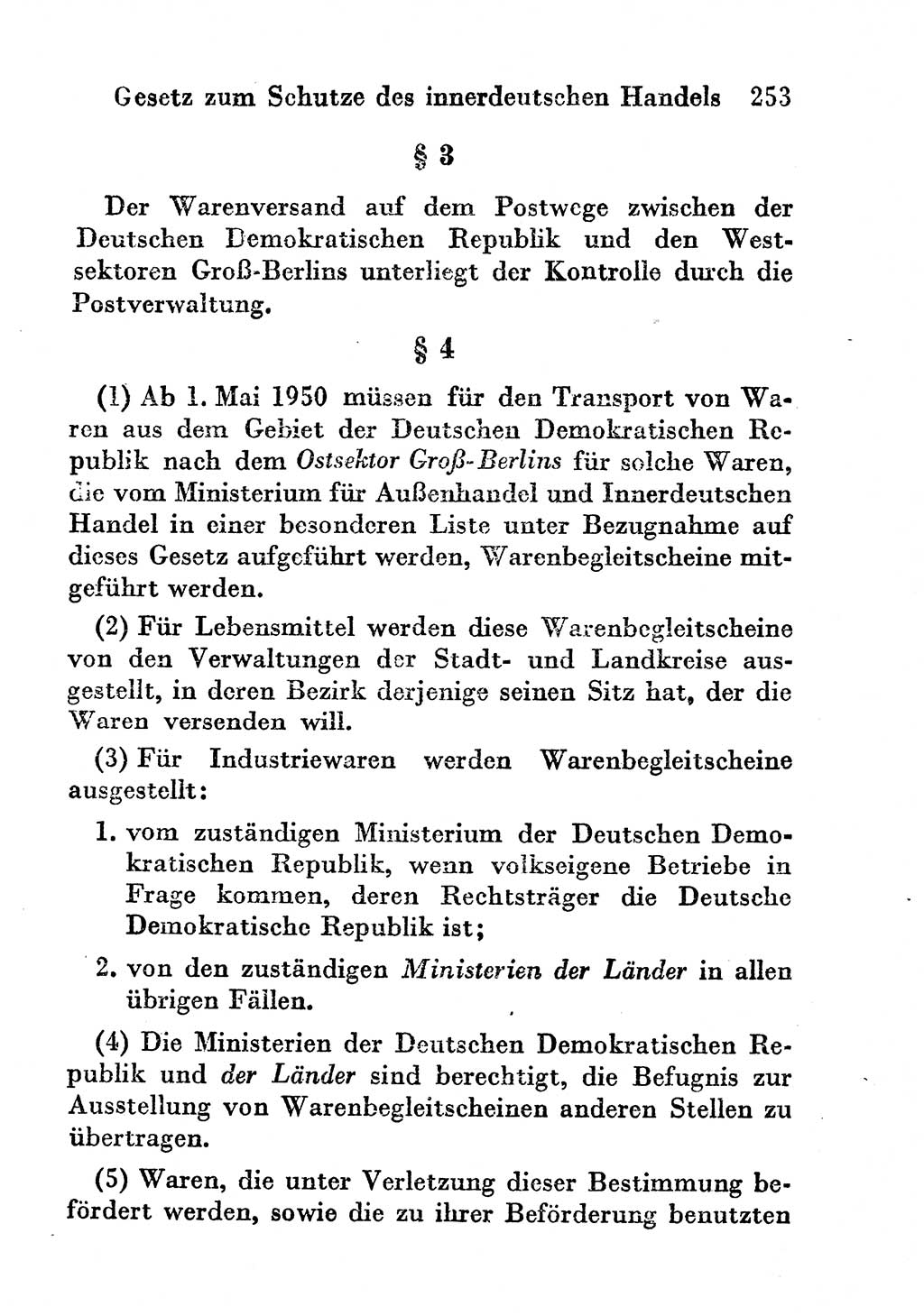 Strafgesetzbuch (StGB) und andere Strafgesetze [Deutsche Demokratische Republik (DDR)] 1956, Seite 253 (StGB Strafges. DDR 1956, S. 253)