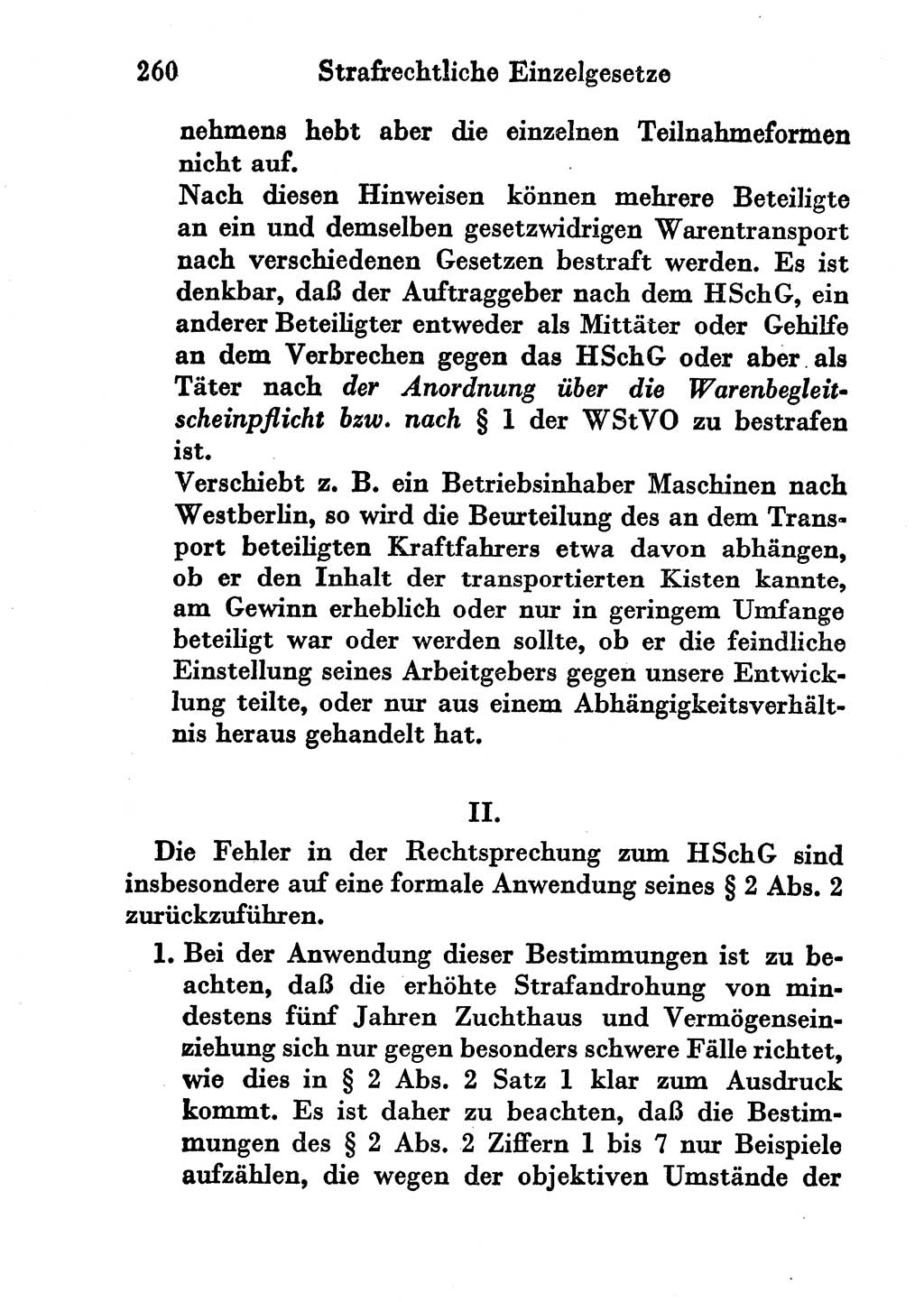 Strafgesetzbuch (StGB) und andere Strafgesetze [Deutsche Demokratische Republik (DDR)] 1956, Seite 260 (StGB Strafges. DDR 1956, S. 260)