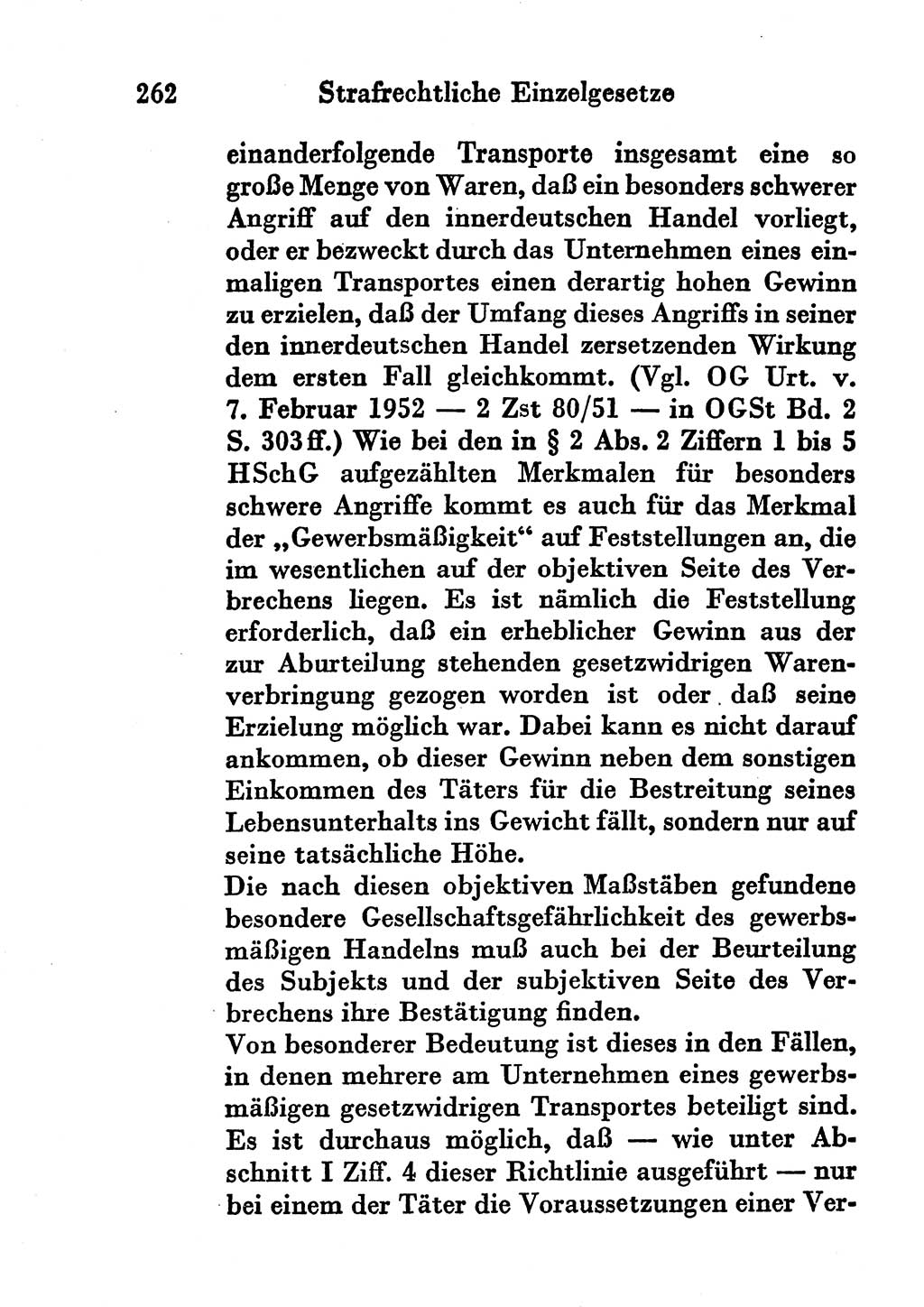 Strafgesetzbuch (StGB) und andere Strafgesetze [Deutsche Demokratische Republik (DDR)] 1956, Seite 262 (StGB Strafges. DDR 1956, S. 262)