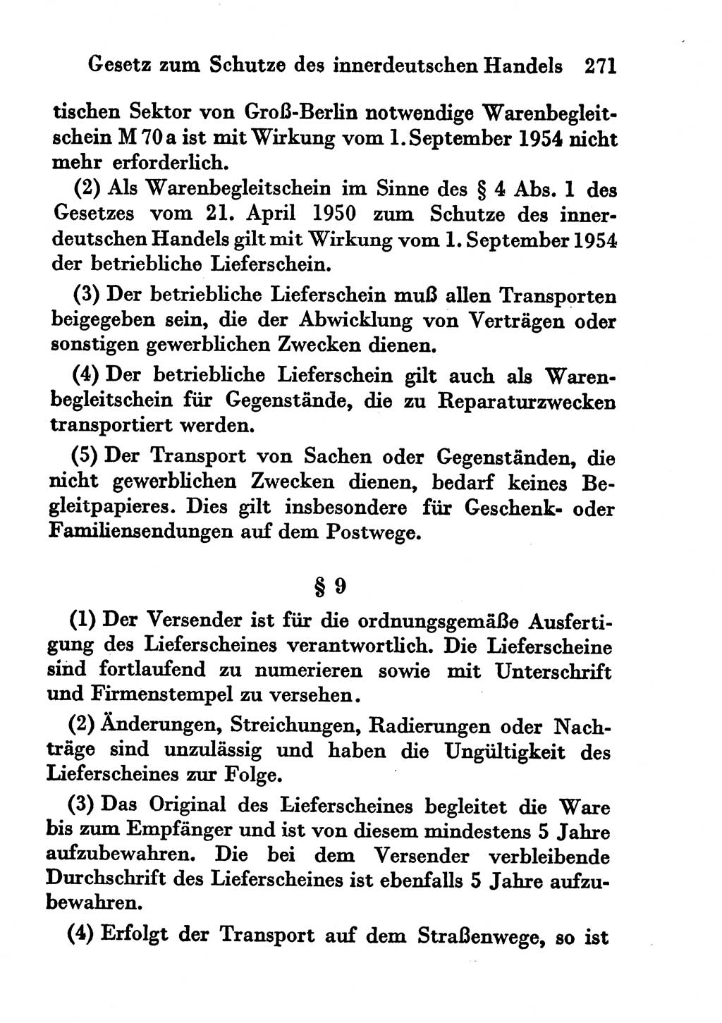 Strafgesetzbuch (StGB) und andere Strafgesetze [Deutsche Demokratische Republik (DDR)] 1956, Seite 271 (StGB Strafges. DDR 1956, S. 271)